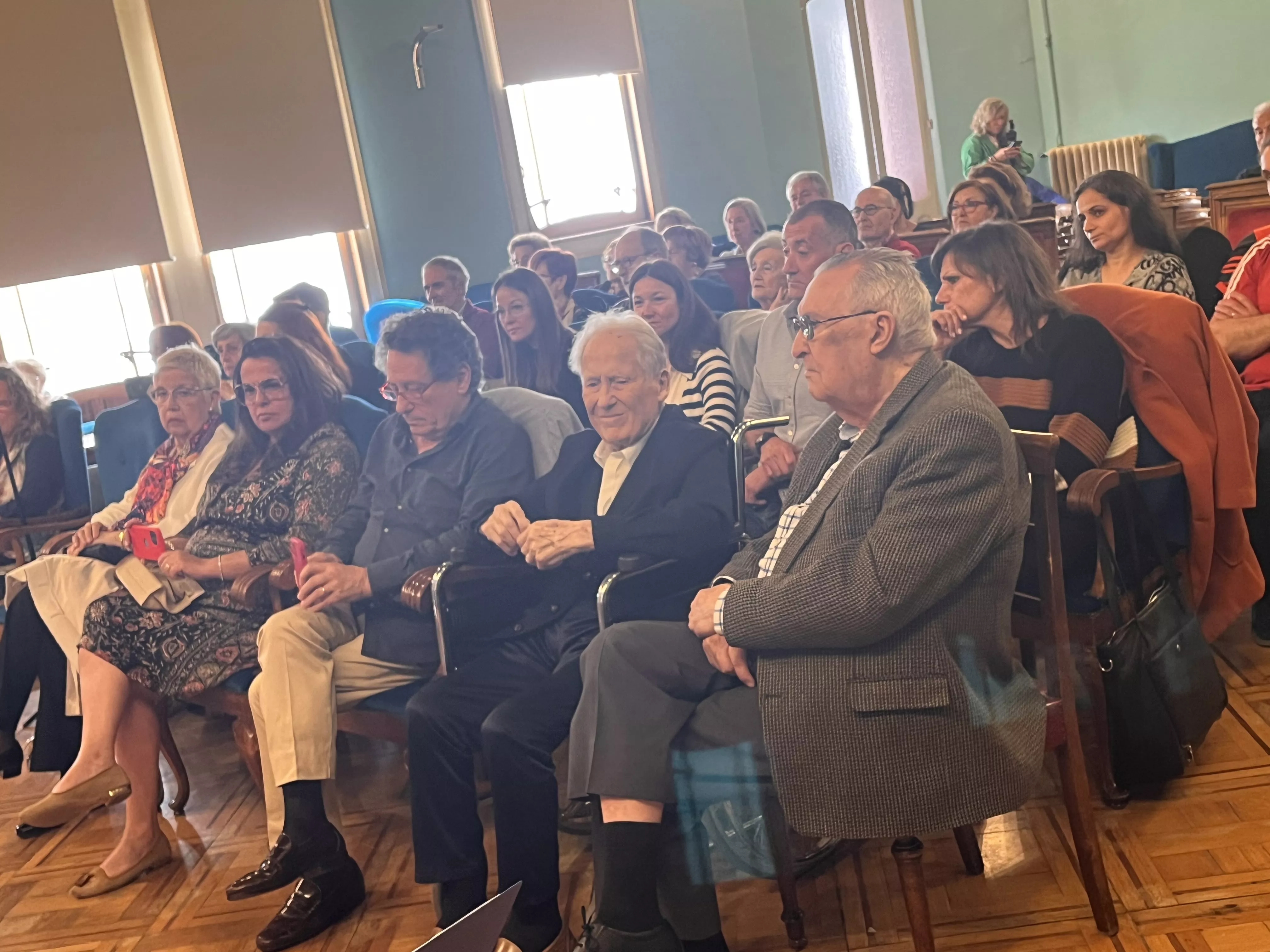 Homenaje a Mariano Mairal en Huesca. Foto Mercedes Manterola