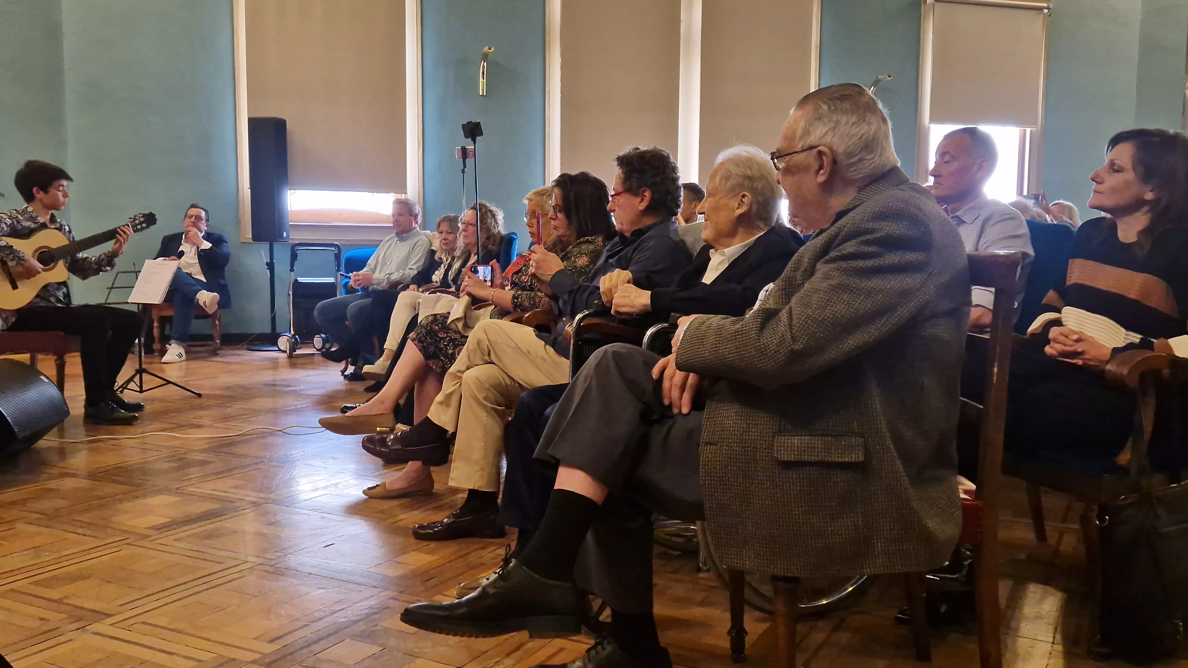 Homenaje a Mariano Mairal en Huesca. Foto Myriam Martínez 