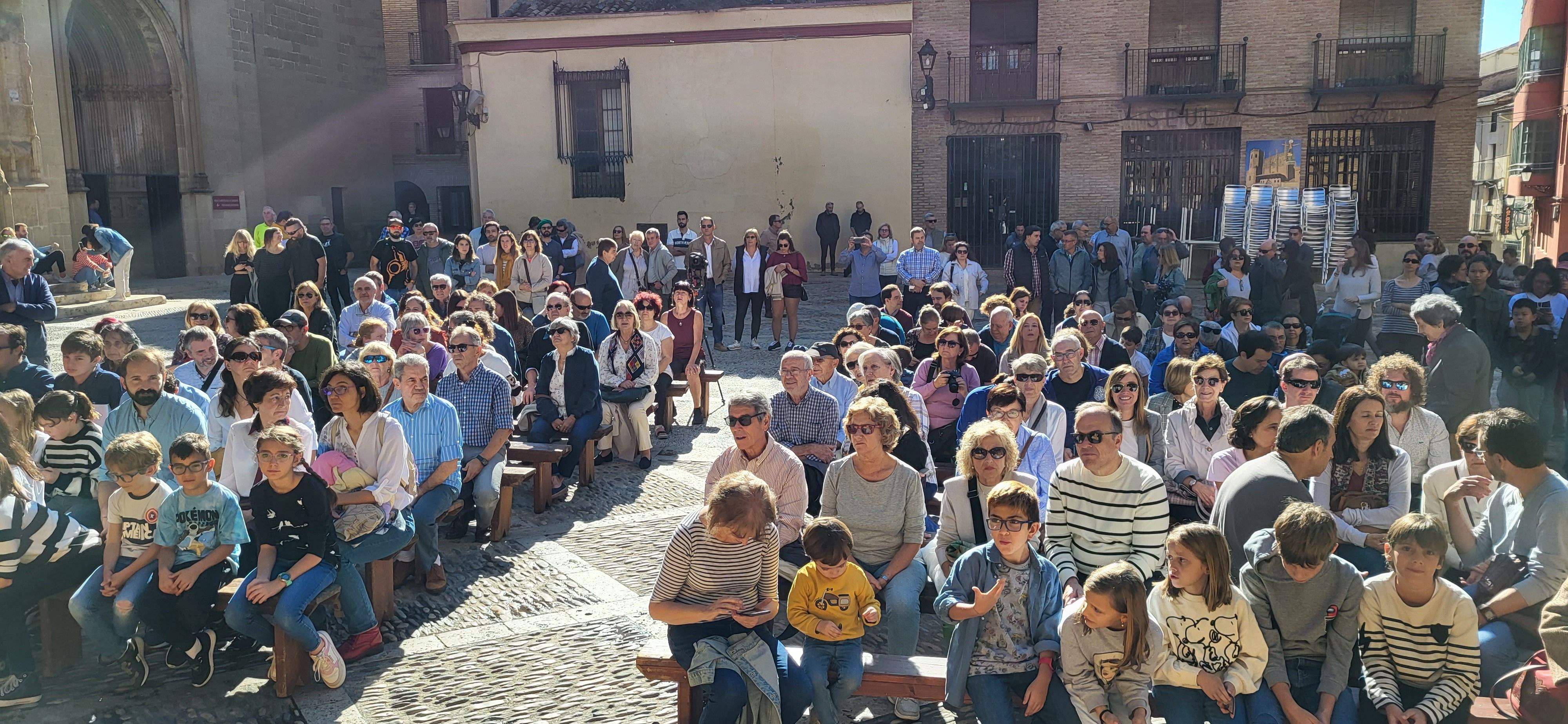Huesca vuelve al s. XVII con la representación de la elección de los oficios. Foto: Mercedes Manterola 