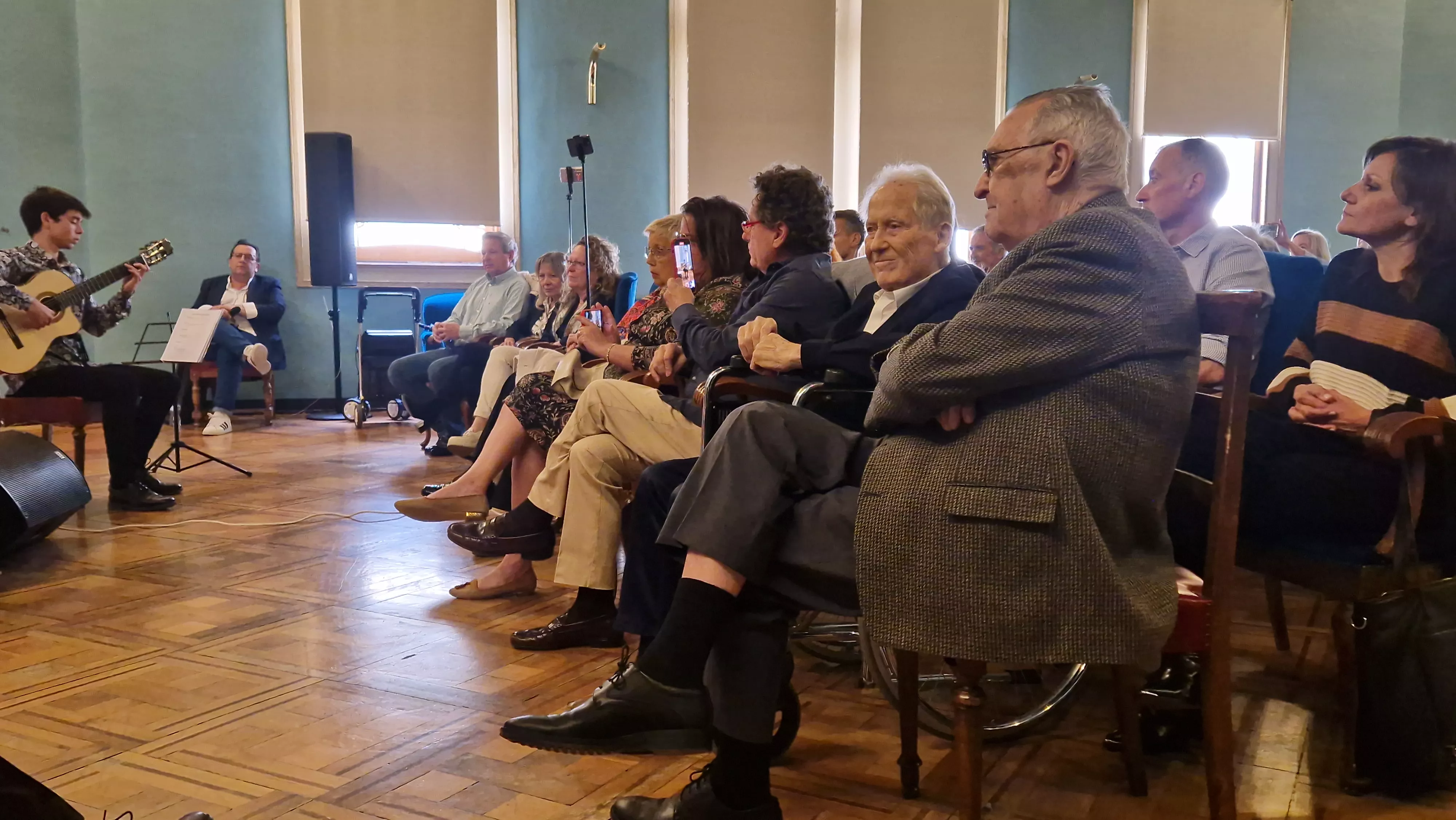 Homenaje a Mariano Mairal en Huesca. Foto Myriam Martínez 