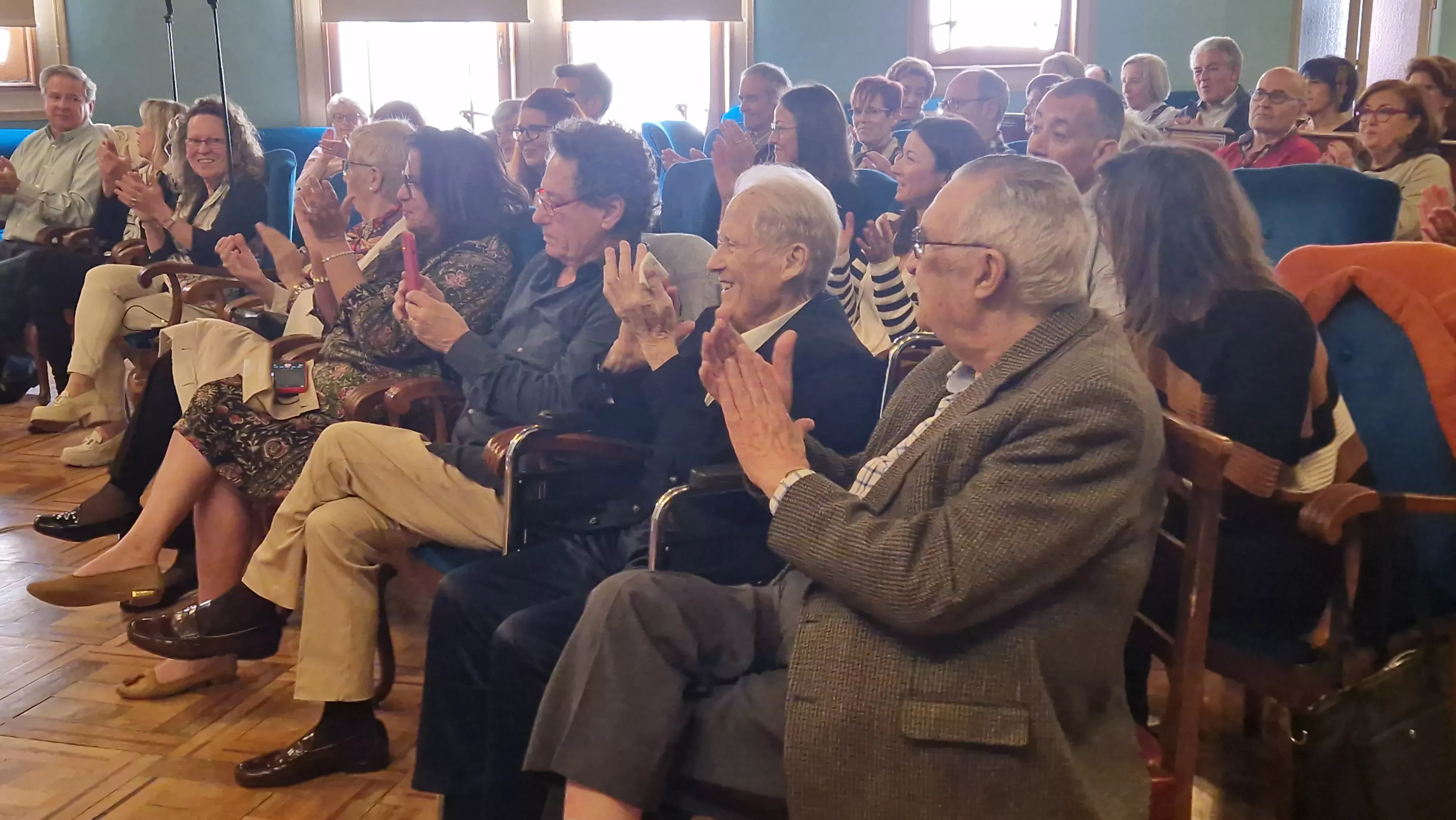 Homenaje a Mariano Mairal en Huesca. Foto Myriam Martínez 