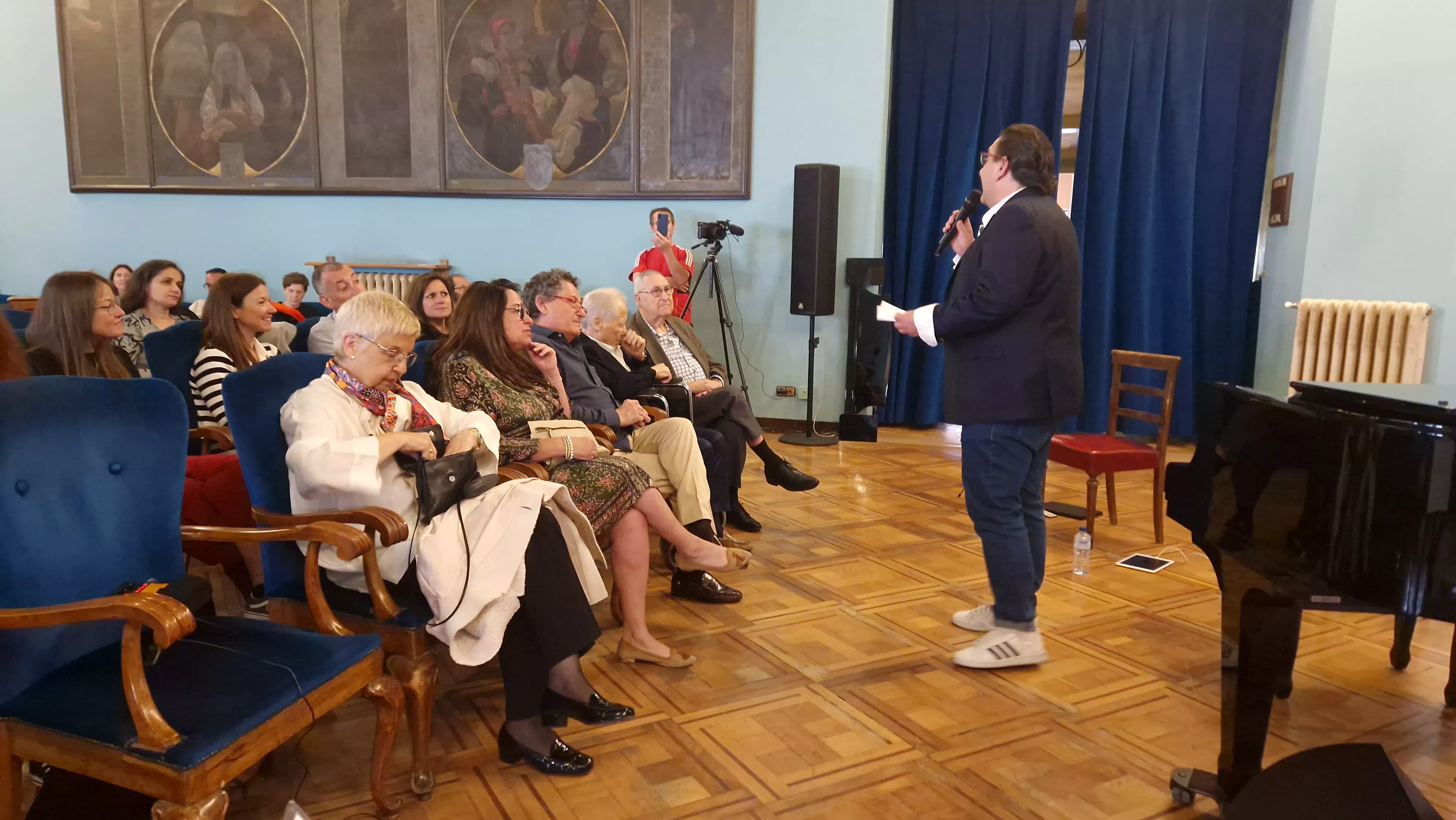 Homenaje a Mariano Mairal en Huesca. Foto Myriam Martínez 