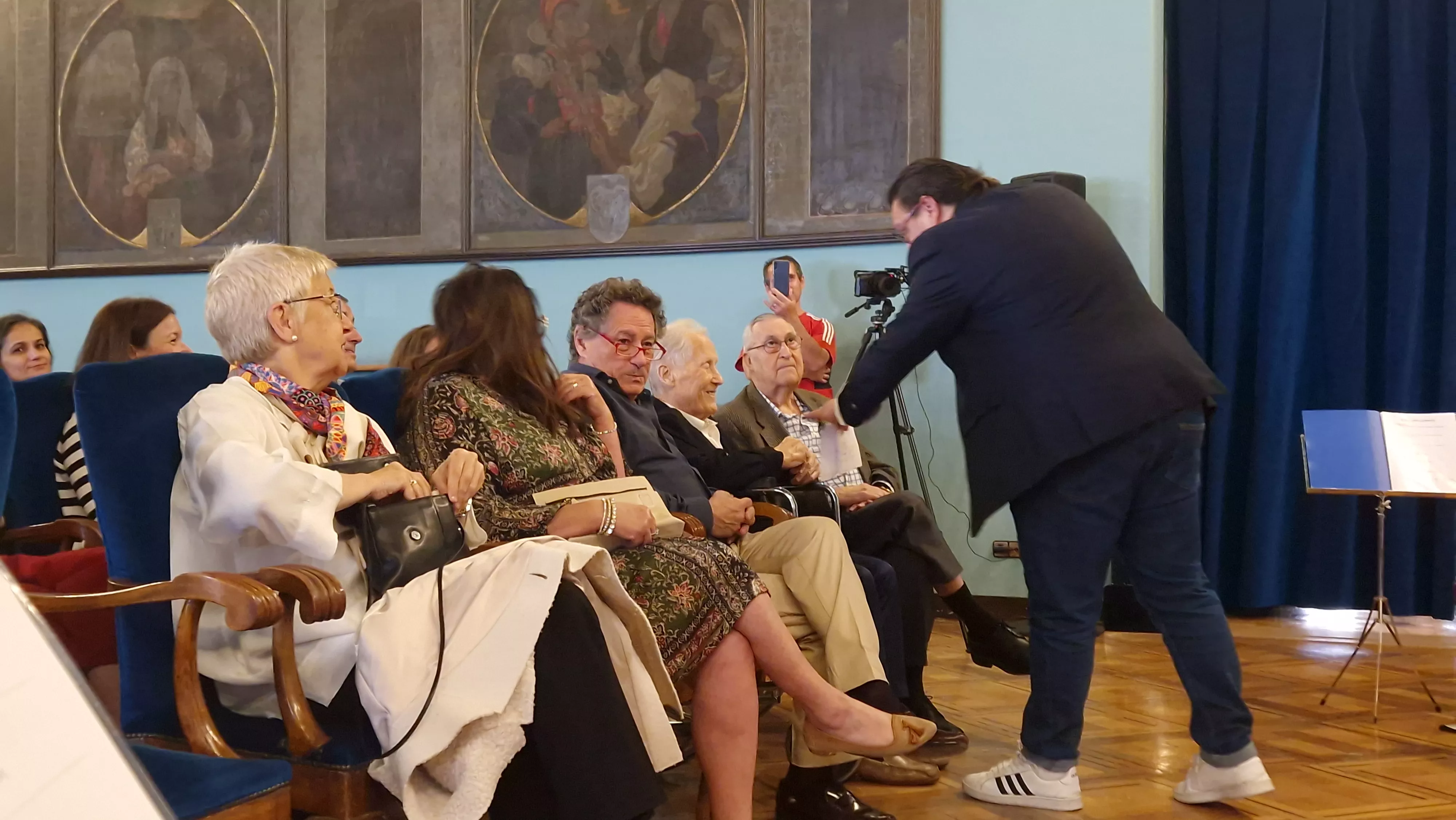 Homenaje a Mariano Mairal en Huesca. Foto Myriam Martínez 