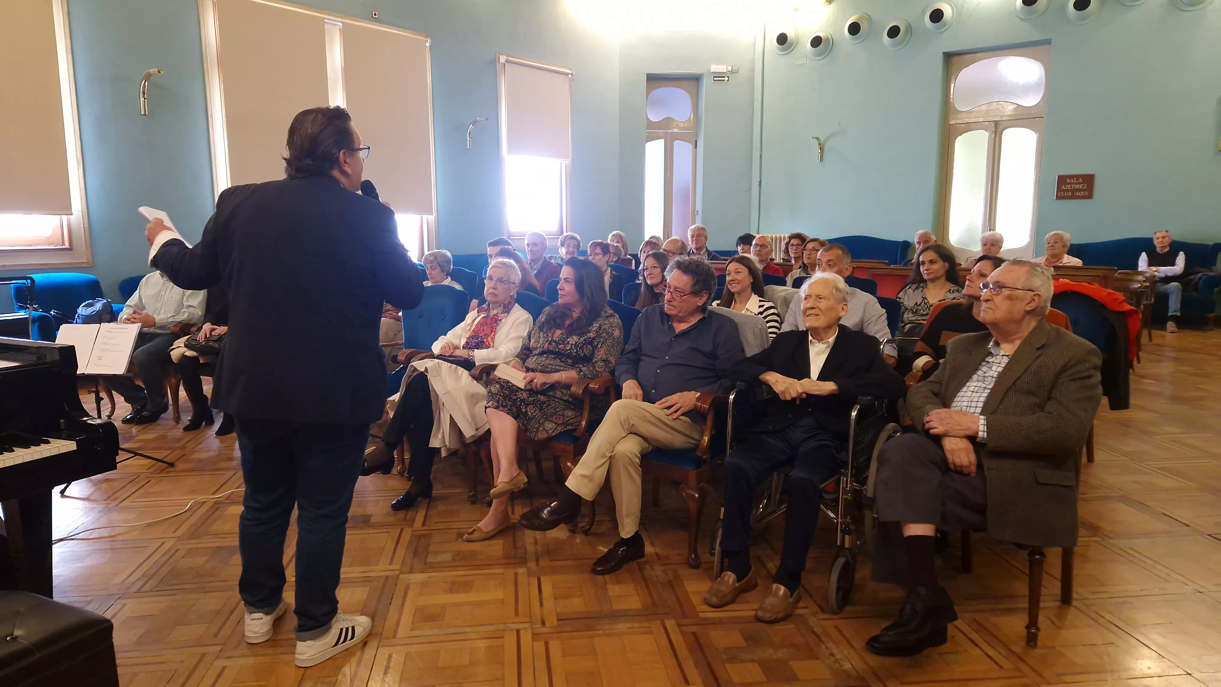 Homenaje a Mariano Mairal en Huesca. Foto Myriam Martínez 