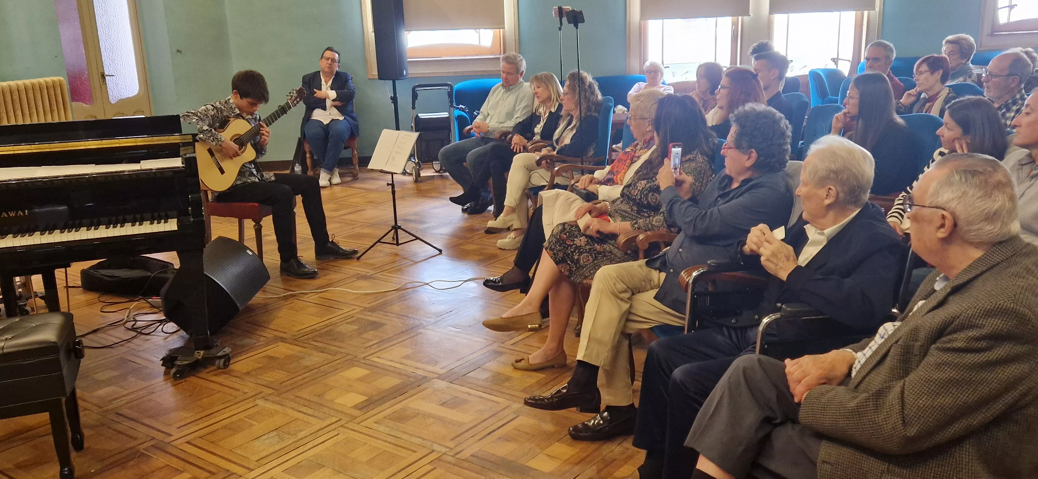 Homenaje a Mariano Mairal en Huesca. Foto Myriam Martínez 