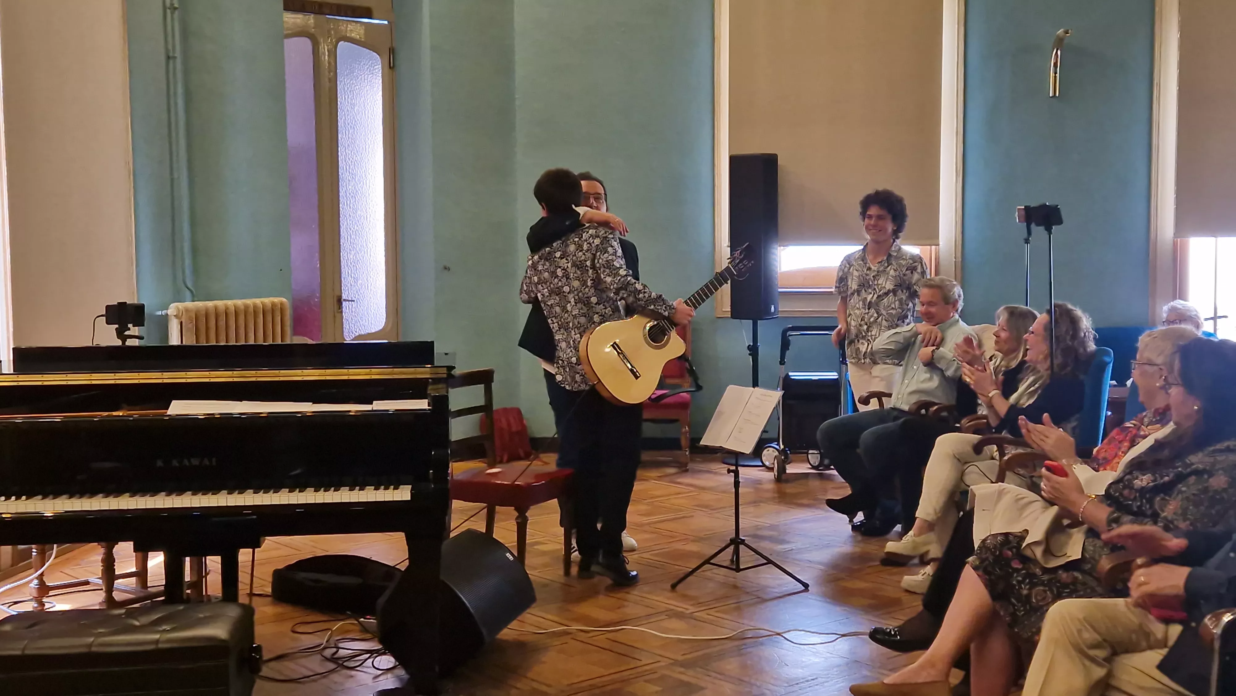 Homenaje a Mariano Mairal en Huesca. Foto Myriam Martínez 