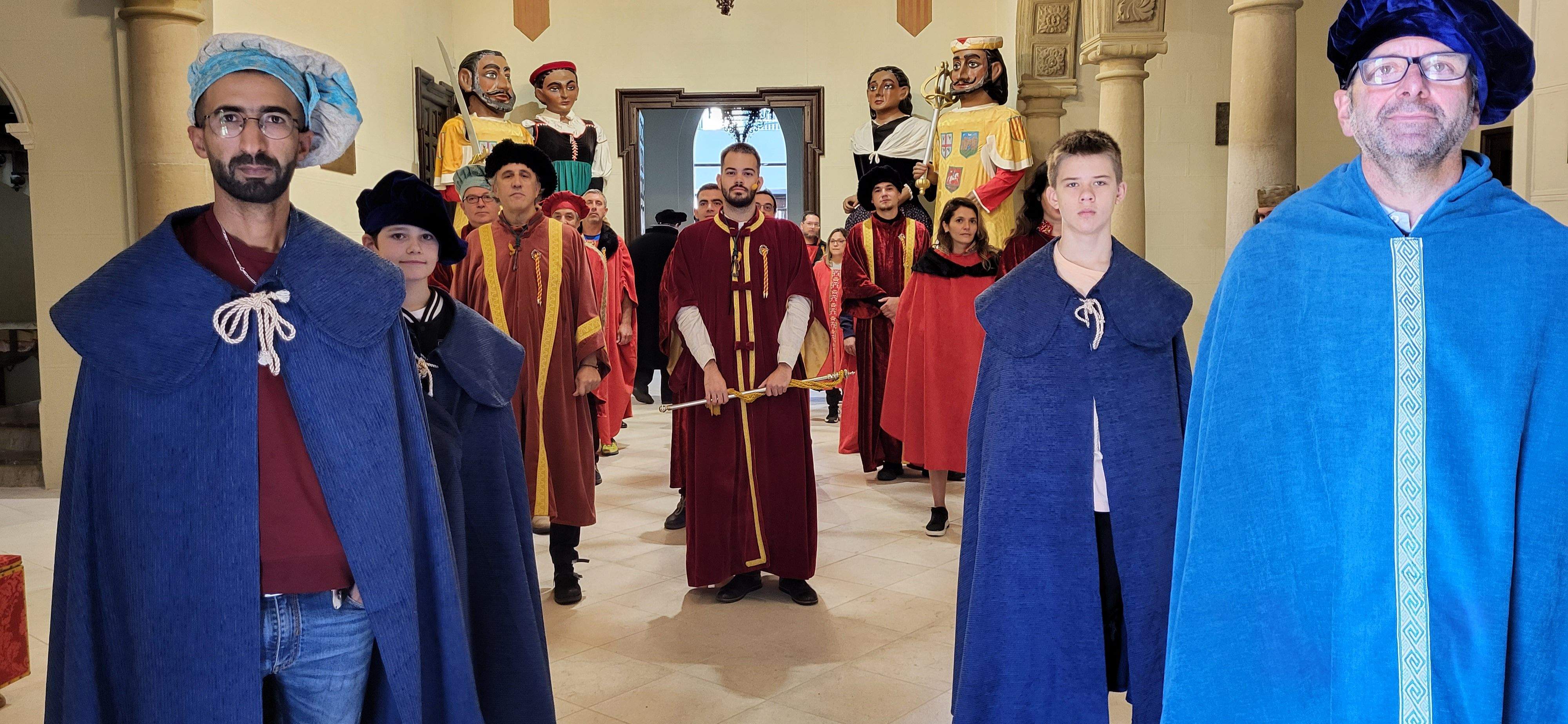 Huesca vuelve al s. XVII con la representación de la elección de los oficios. Foto: Mercedes Manterola