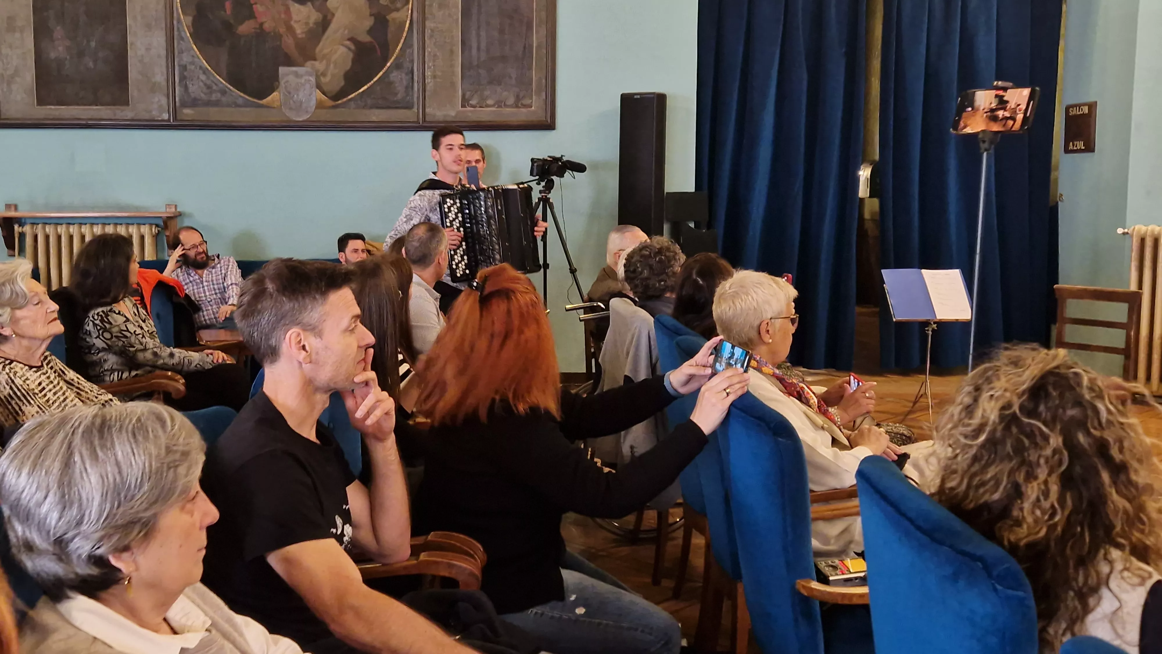 Homenaje a Mariano Mairal en Huesca. Foto Myriam Martínez 