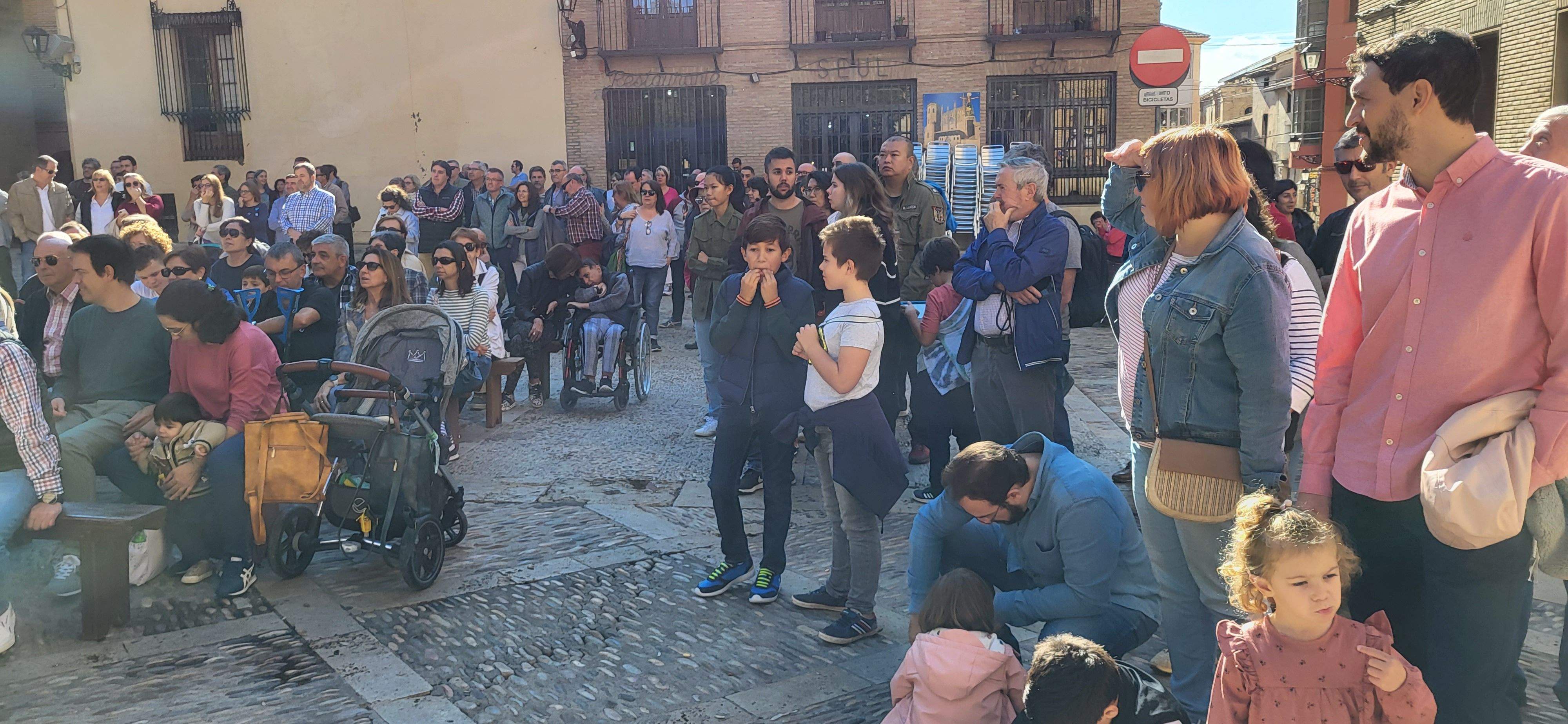Huesca vuelve al s. XVII con la representación de la elección de los oficios. Foto: Mercedes Manterola 