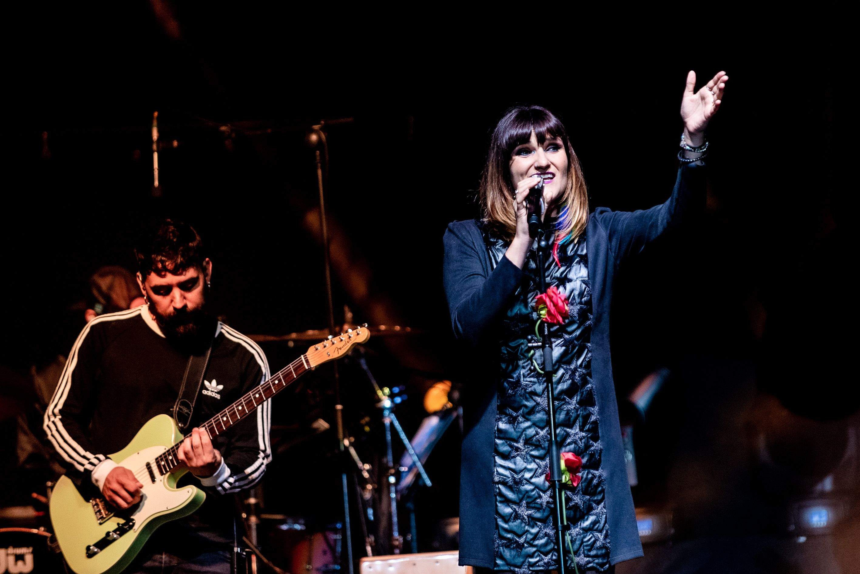 Rozalén en su actuación en Pirineos Sur 2022