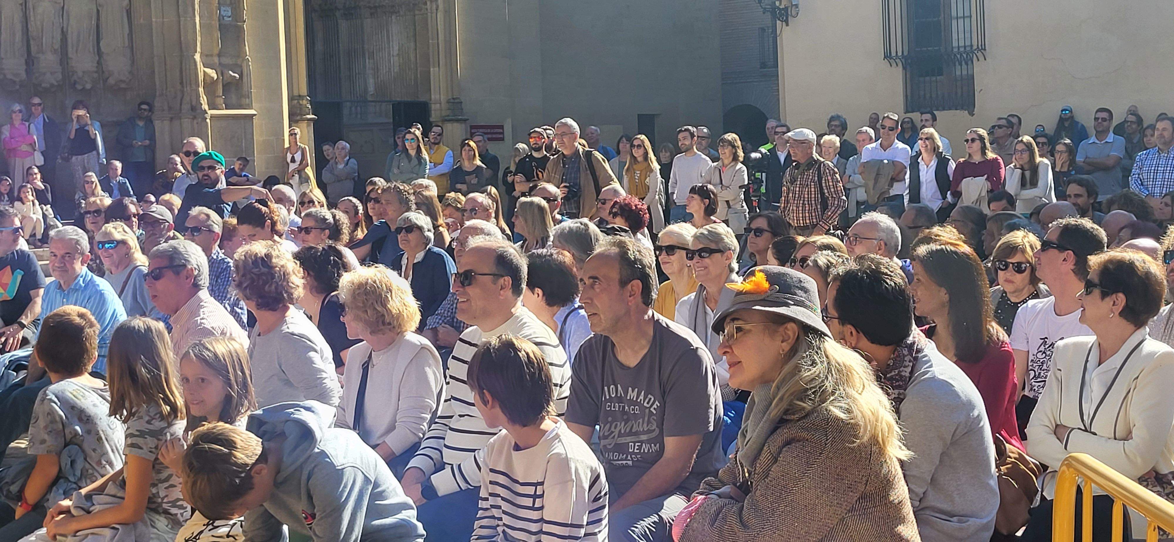 Huesca vuelve al s. XVII con la representación de la elección de los oficios. Foto: Mercedes Manterola 