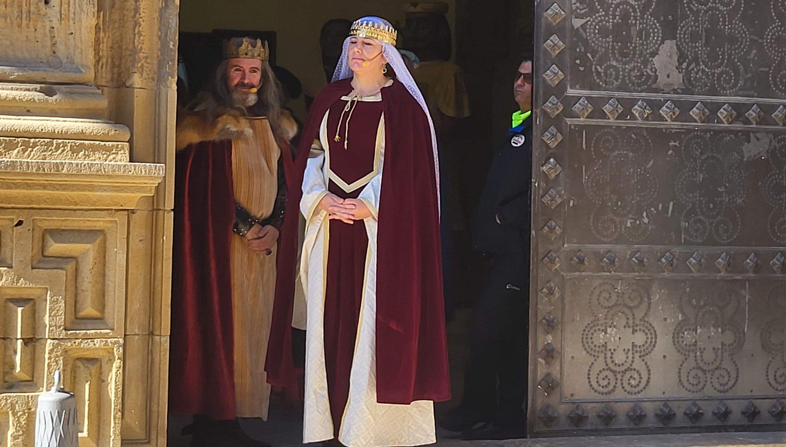 Huesca vuelve al s. XVII con la representación de la elección de los oficios. Foto: Mercedes Manterola 