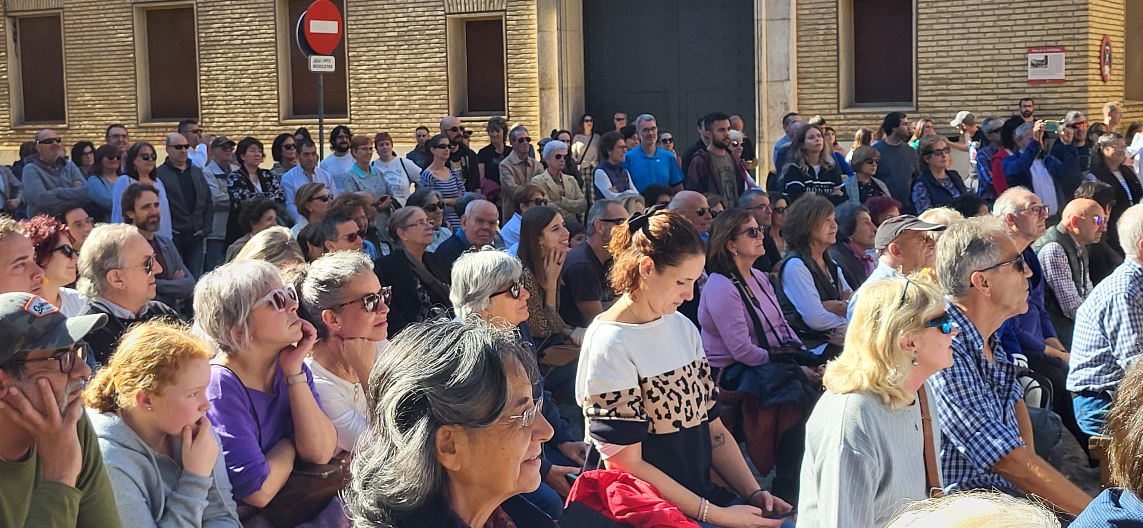 Huesca vuelve al s. XVII con la representación de la elección de los oficios. Foto: Mercedes Manterola 