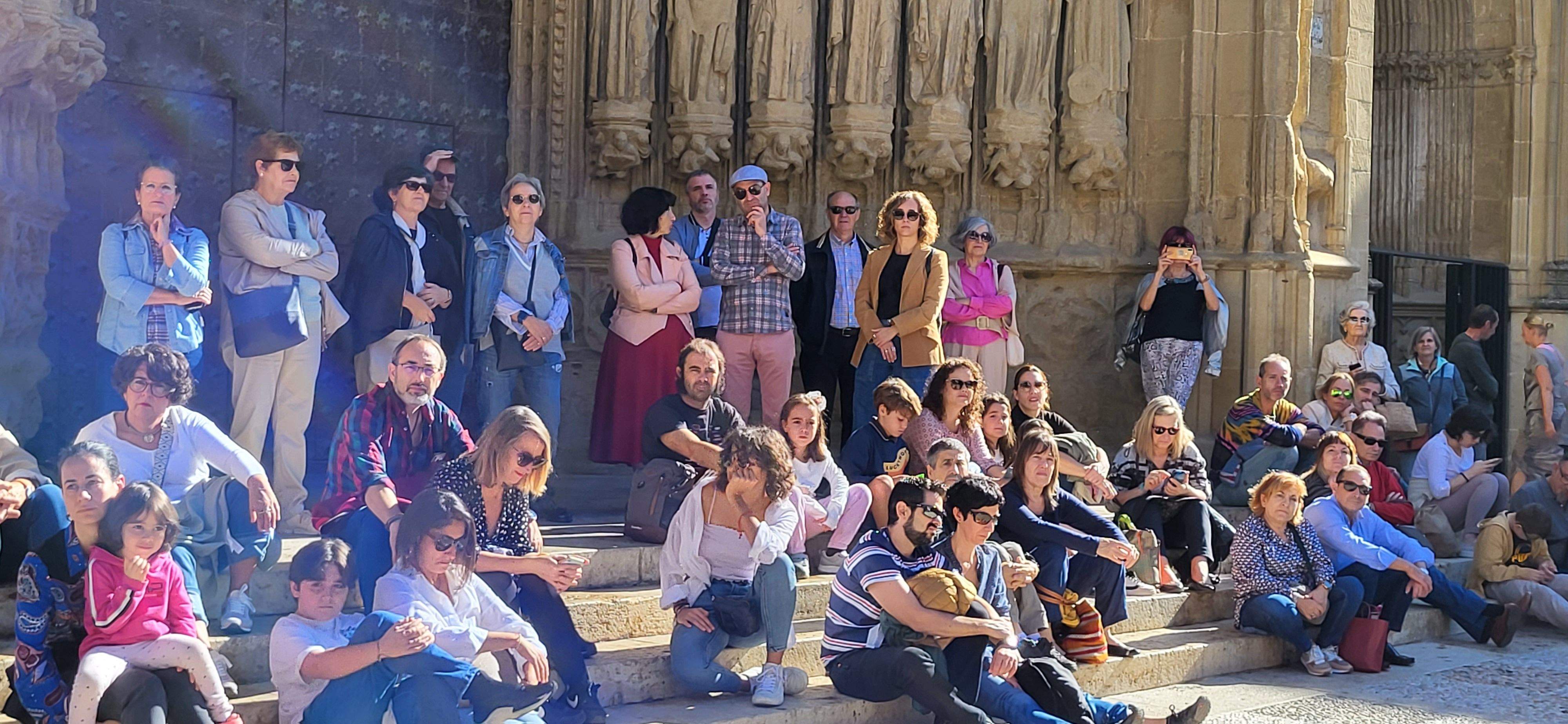 Huesca vuelve al s. XVII con la representación de la elección de los oficios. Foto: Mercedes Manterola 
