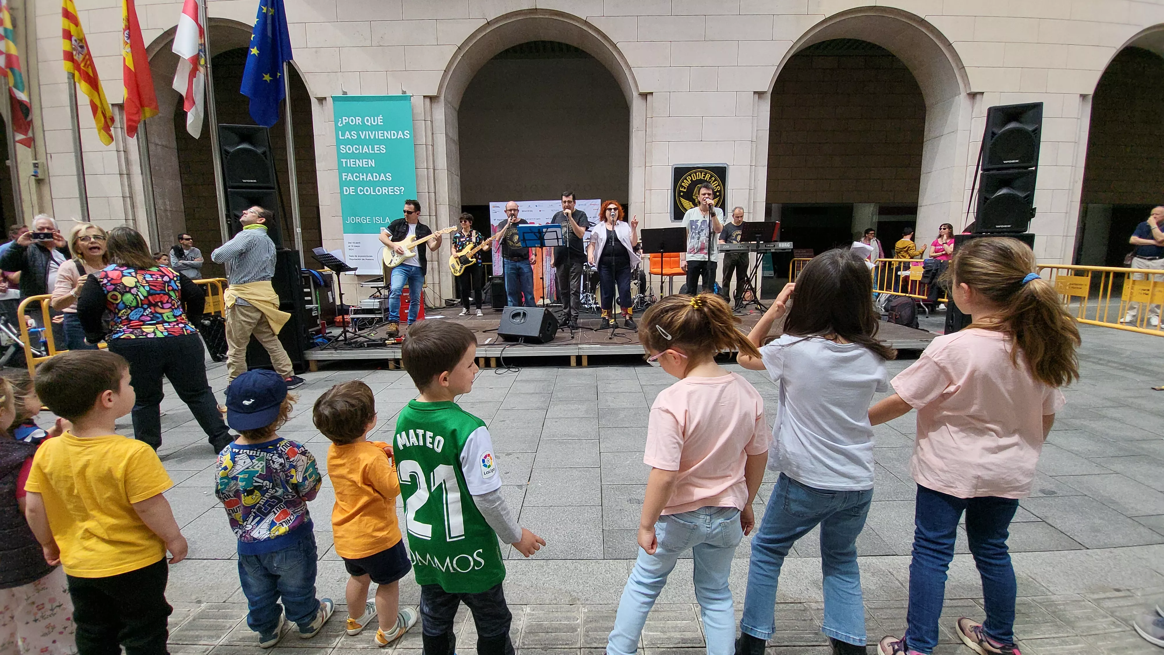  Clausura de Diversario en Huesca con la actuación de Empoderados. Foto Mercedes Manterola
