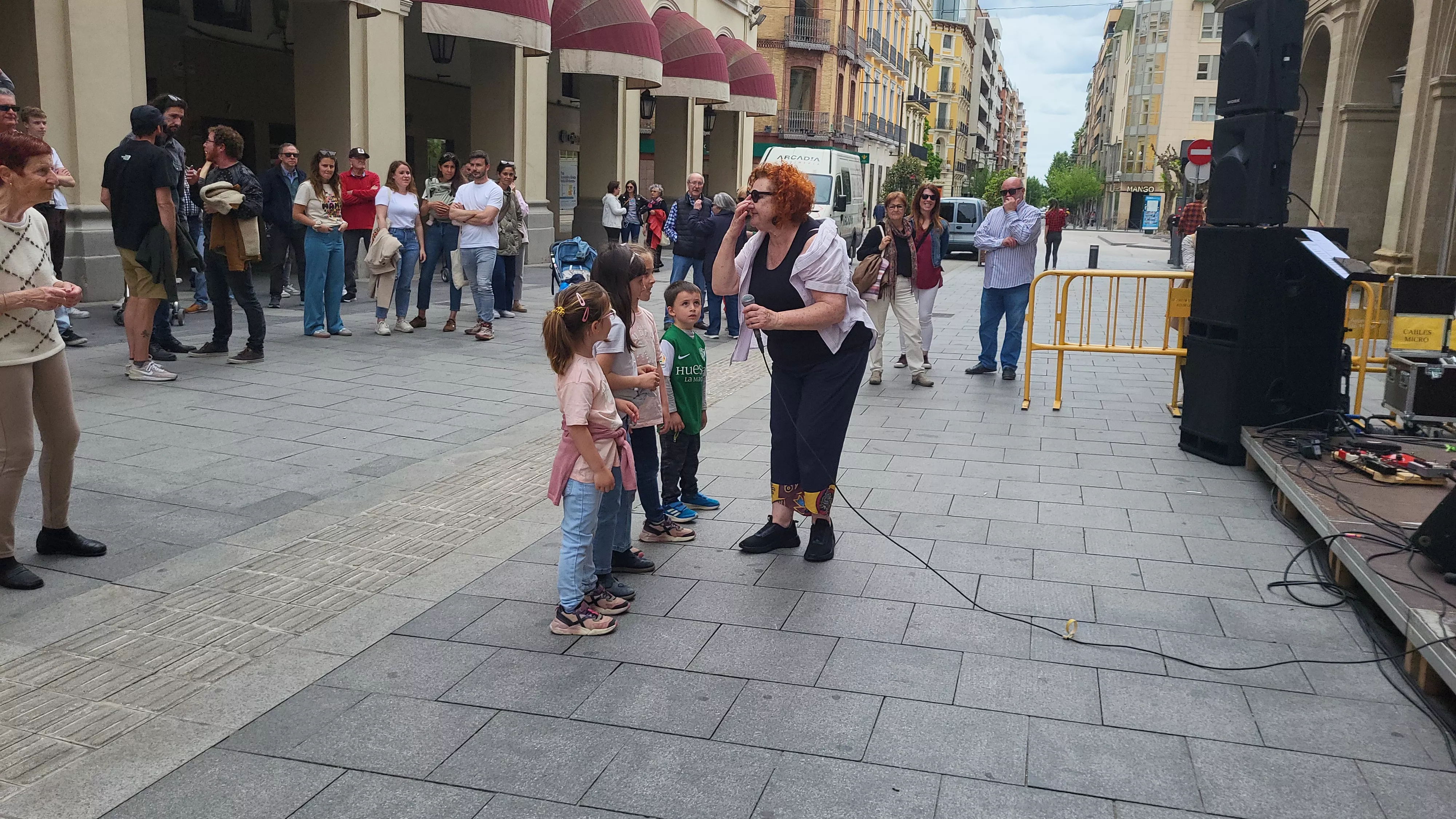  Clausura de Diversario en Huesca con la actuación de Empoderados. Foto Mercedes Manterola