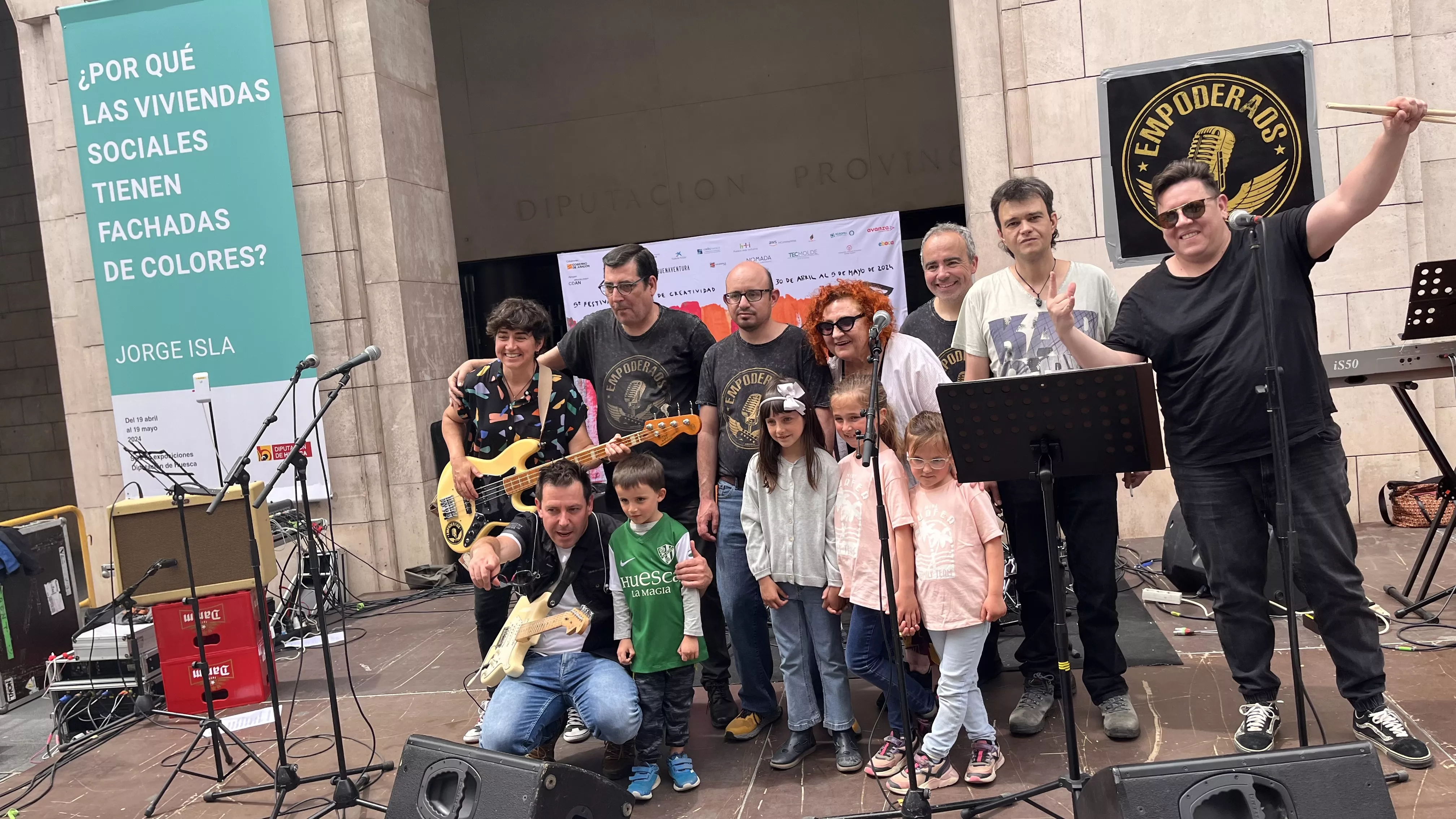  Clausura de Diversario en Huesca con la actuación de Empoderados. Foto Mercedes Manterola
