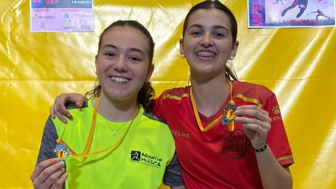 Andrea Mingarro (izquierda), plata en El Campello Andrea Mingarro (izquierda), plata en El Campello