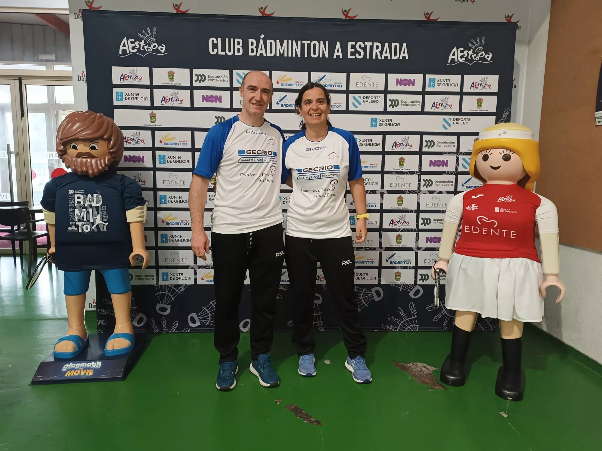 Eduardo Marco y Belén Foj en A Estrada