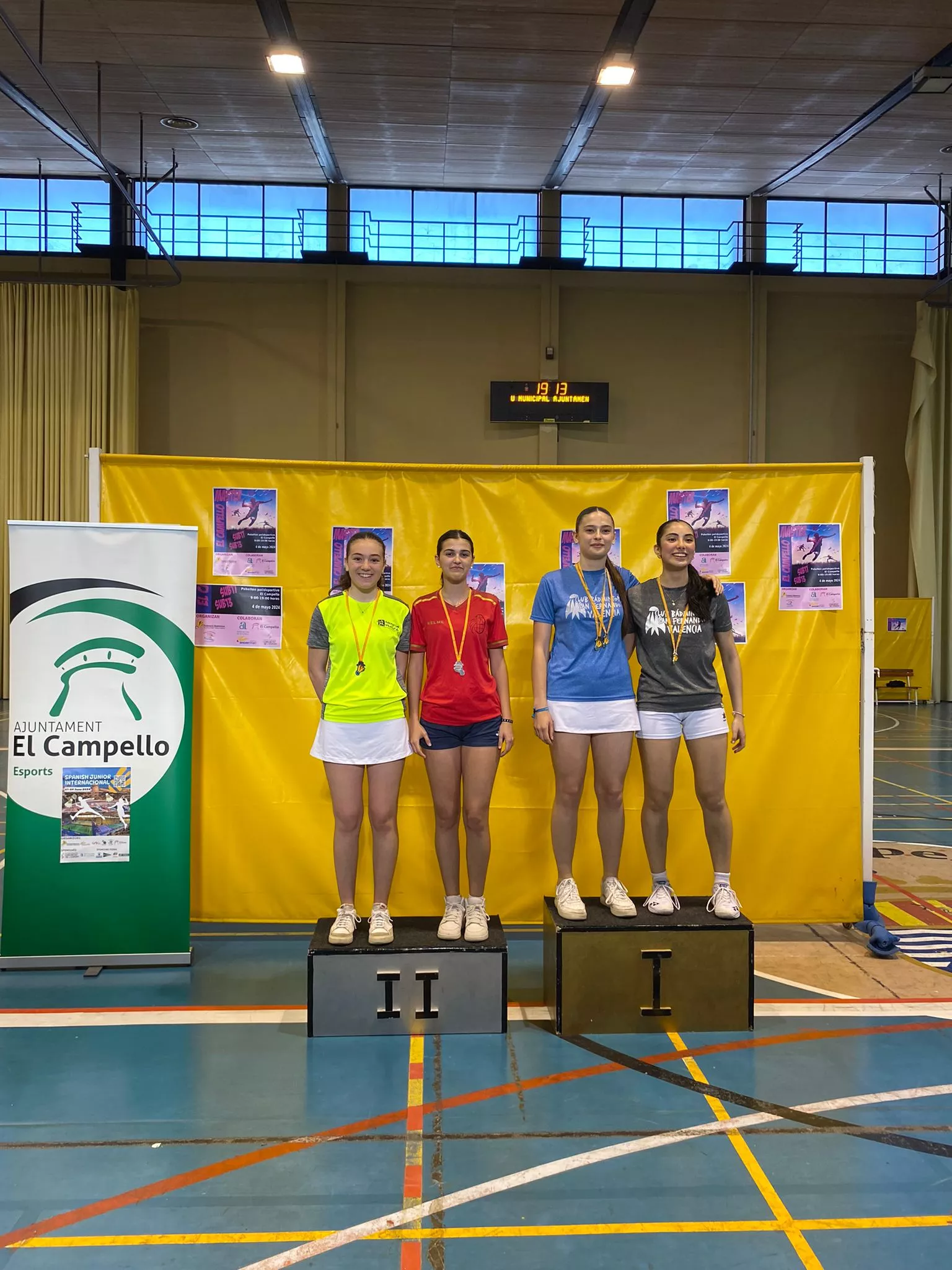 Podio de Andrea Mingarro en El Campello