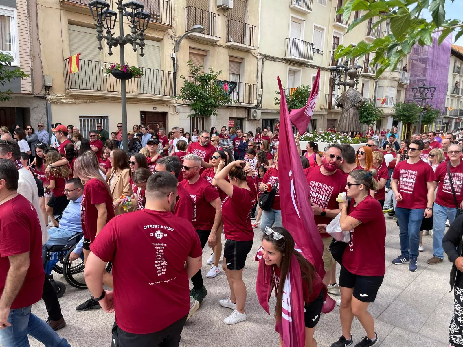 Celebración del CP Esneca Fraga. Foto: Ayto de Fraga.