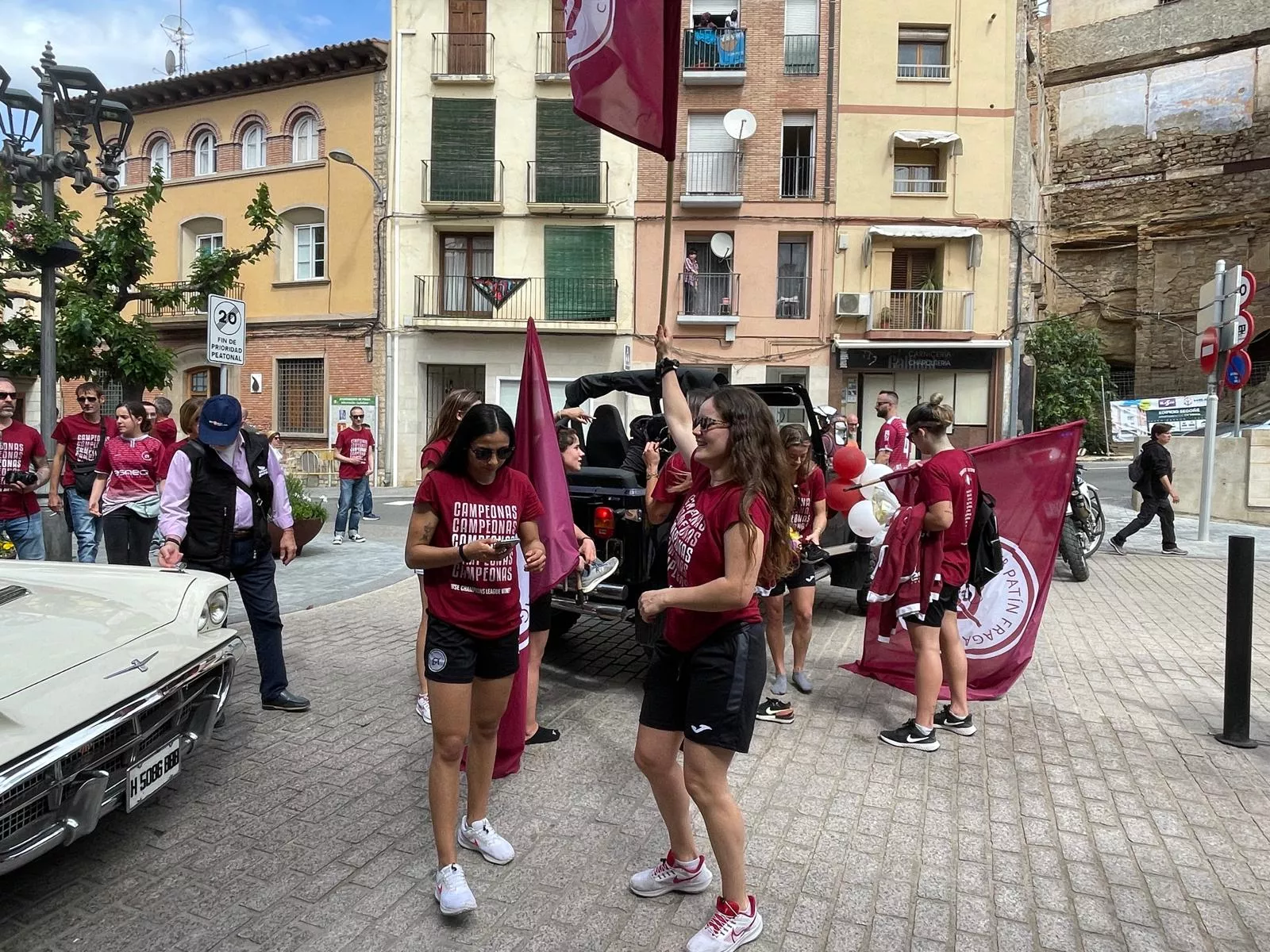 Celebración del CP Esneca Fraga. Foto: Ayto de Fraga.