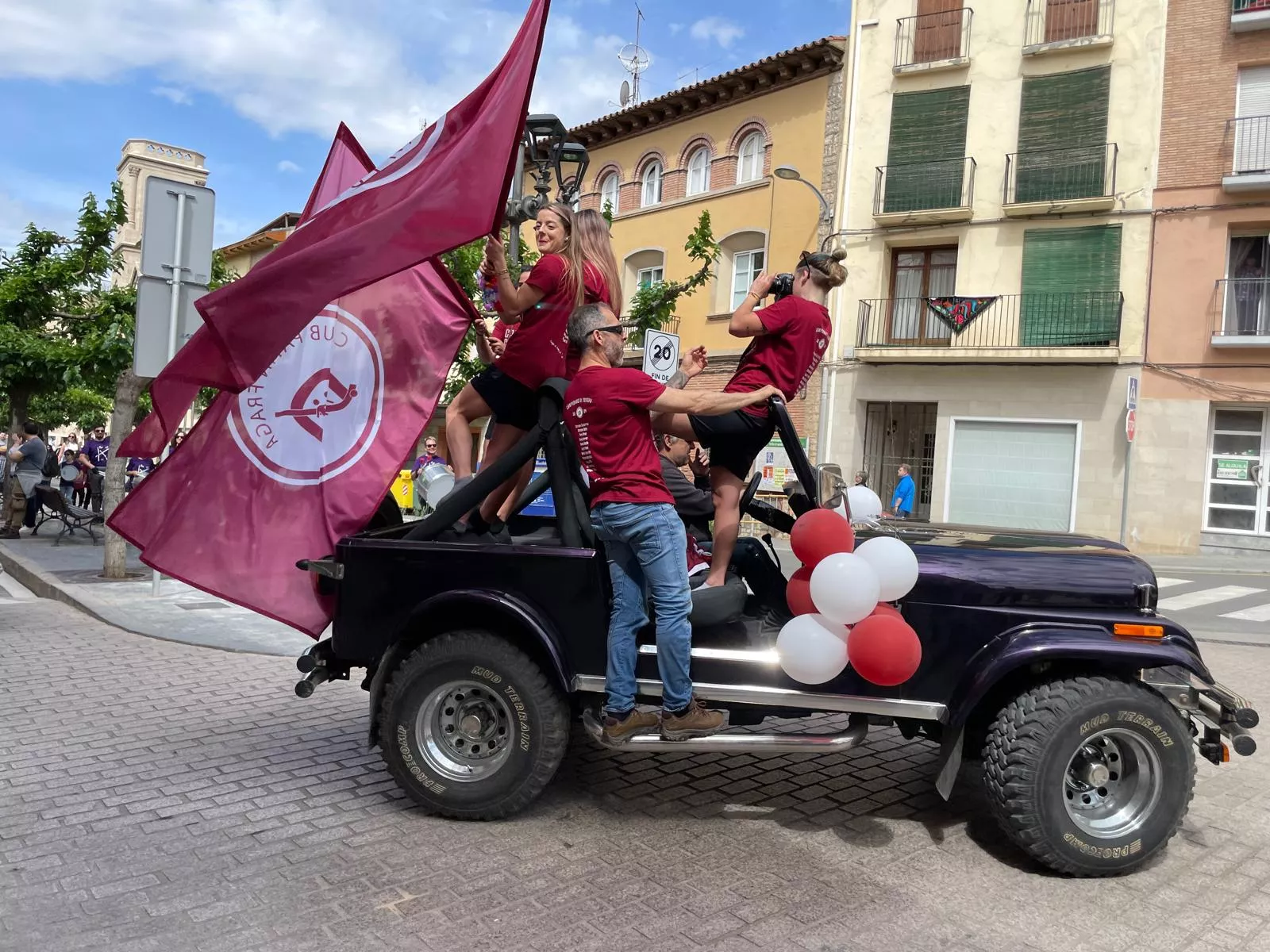 Celebración del CP Esneca Fraga. Foto: Ayto de Fraga.