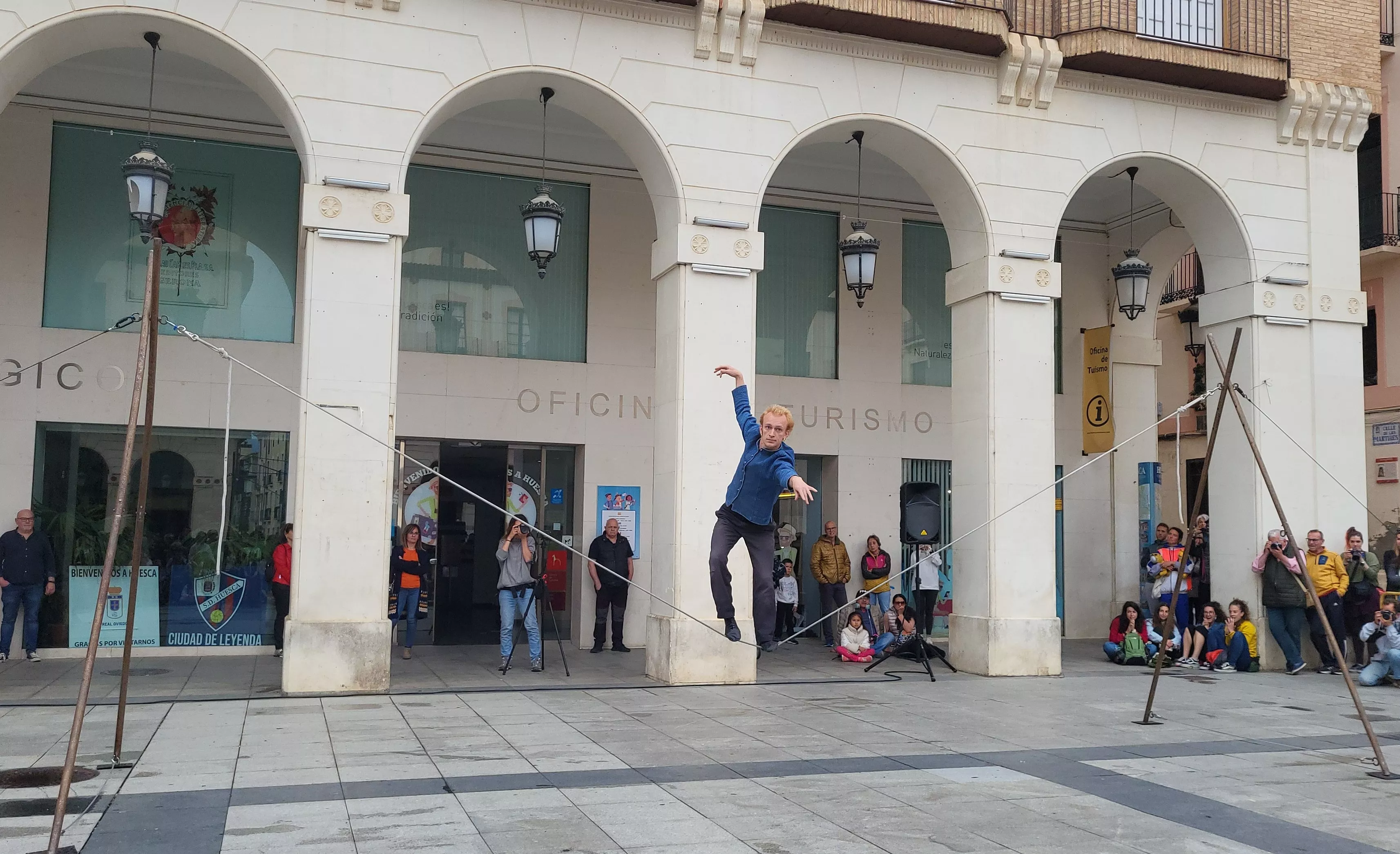 Encuentro internacional Caminando por las Nubes en Huesca. Foto Mercedes Manterola