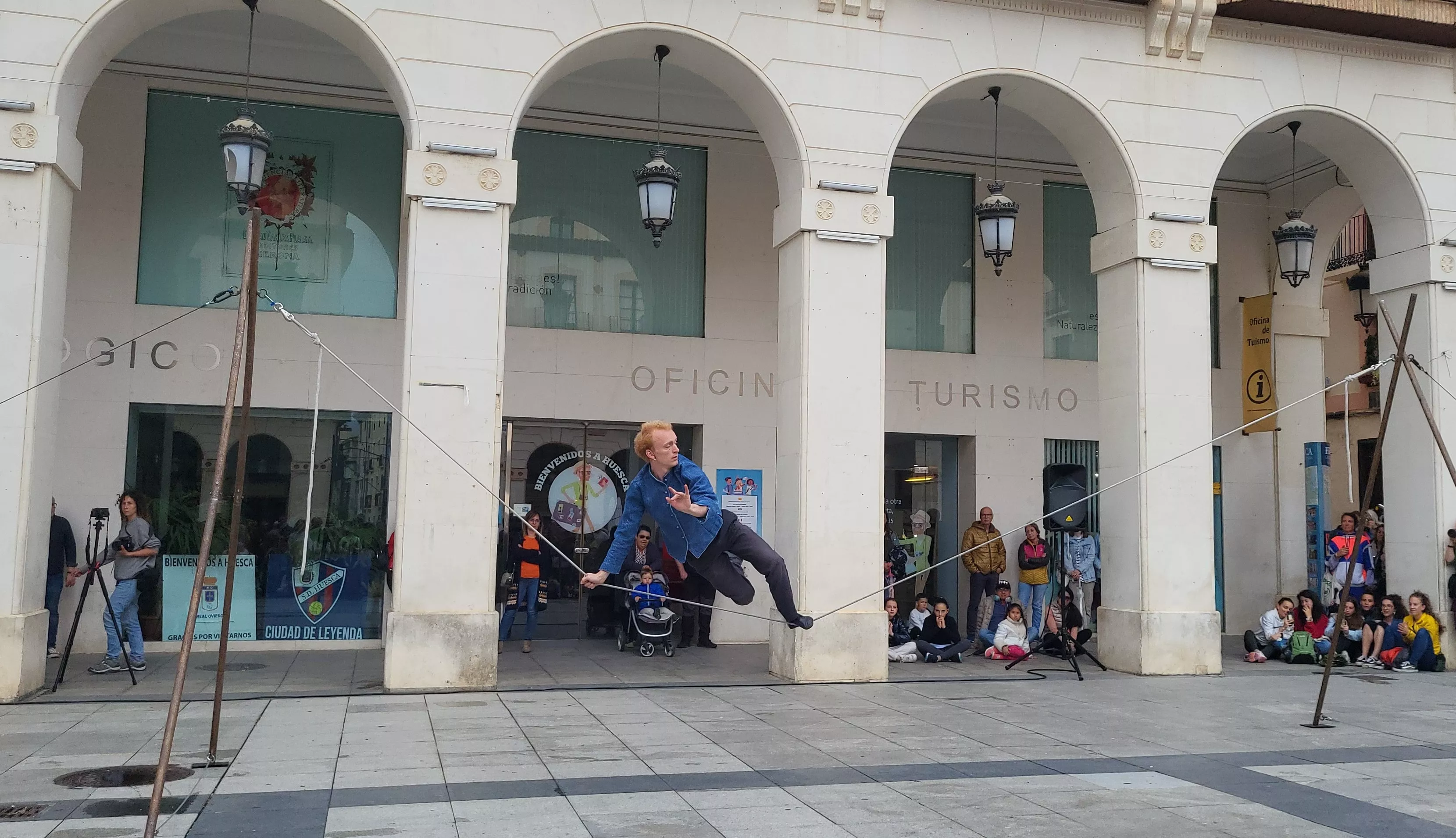 Encuentro internacional Caminando por las Nubes en Huesca. Foto Mercedes Manterola
