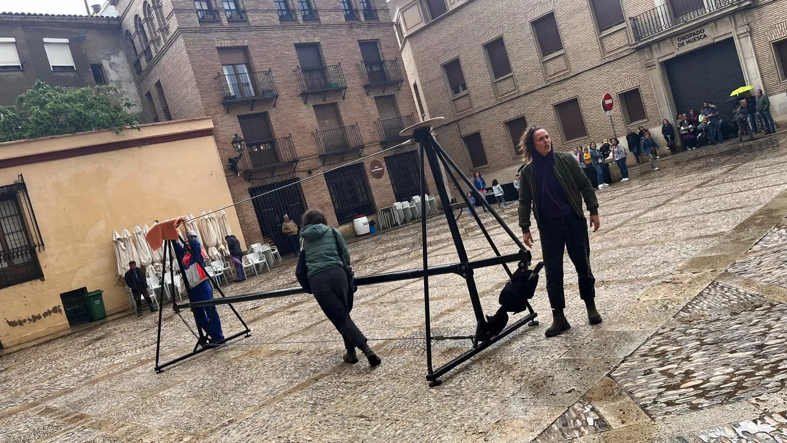 Encuentro internacional Caminando por las Nubes en Huesca. Foto Mercedes Manterola