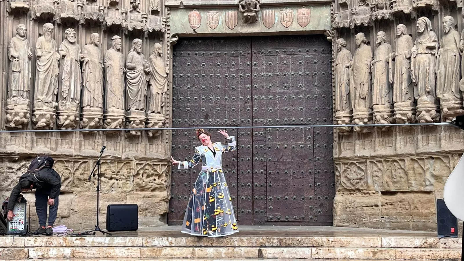 Encuentro internacional Caminando por las Nubes en Huesca. Foto Mercedes Manterola