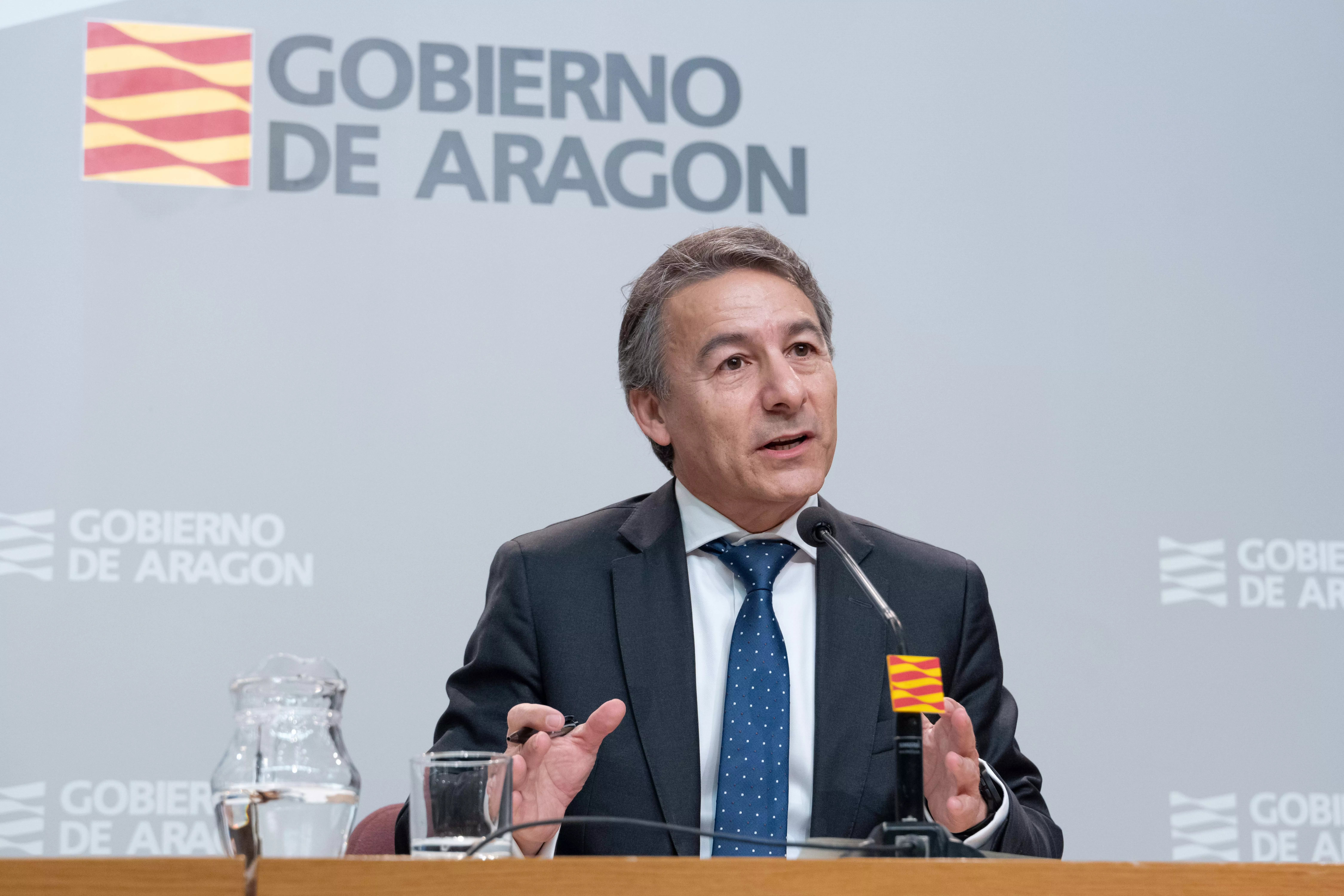 Javier Martínez, director de Política Económico del Gobierno de Aragón. El paro baja hasta 7.163 personas en Huesca