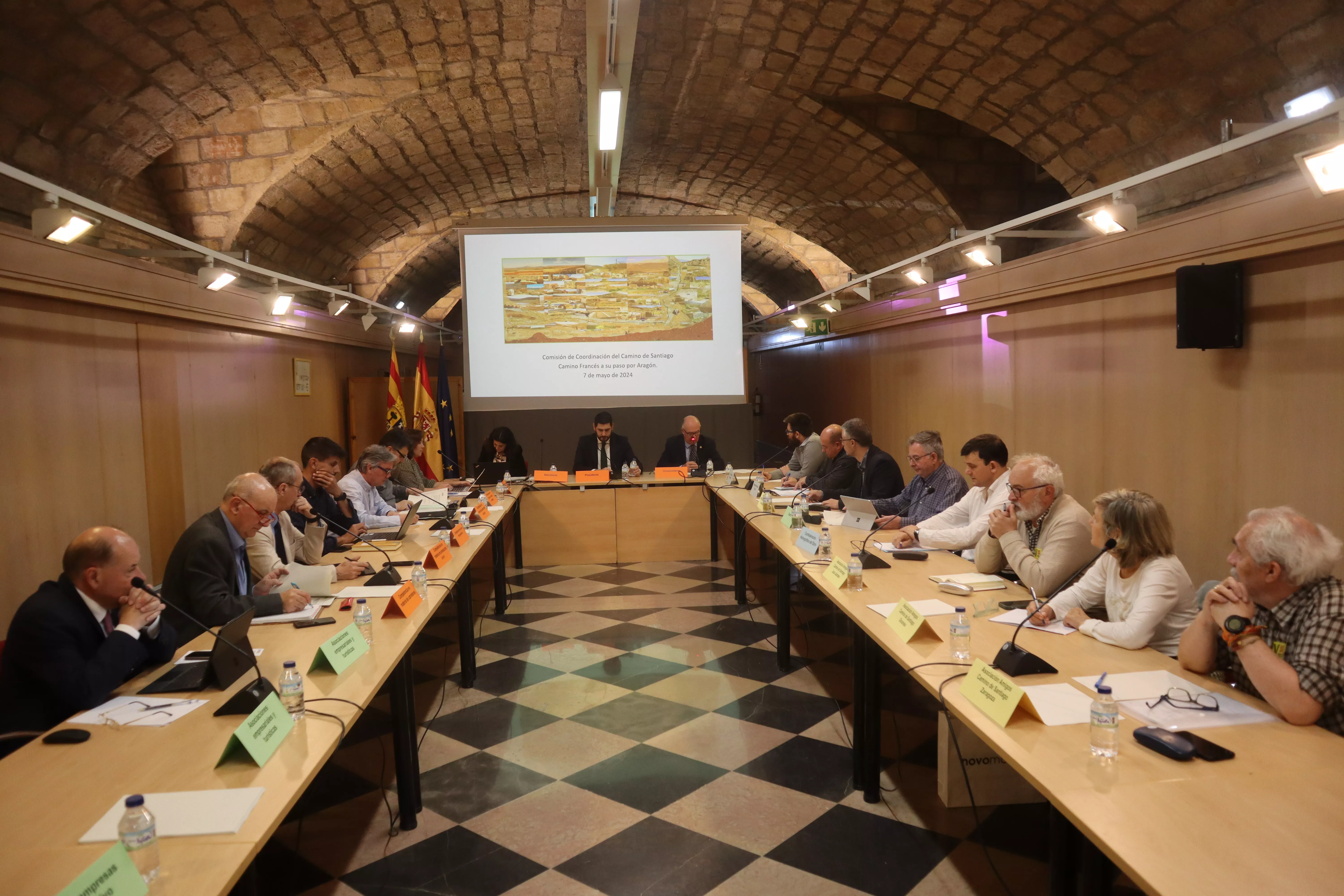 Reunión de la Comisión de Coordinación del Camino de Santiago francés a su paso por Aragón.