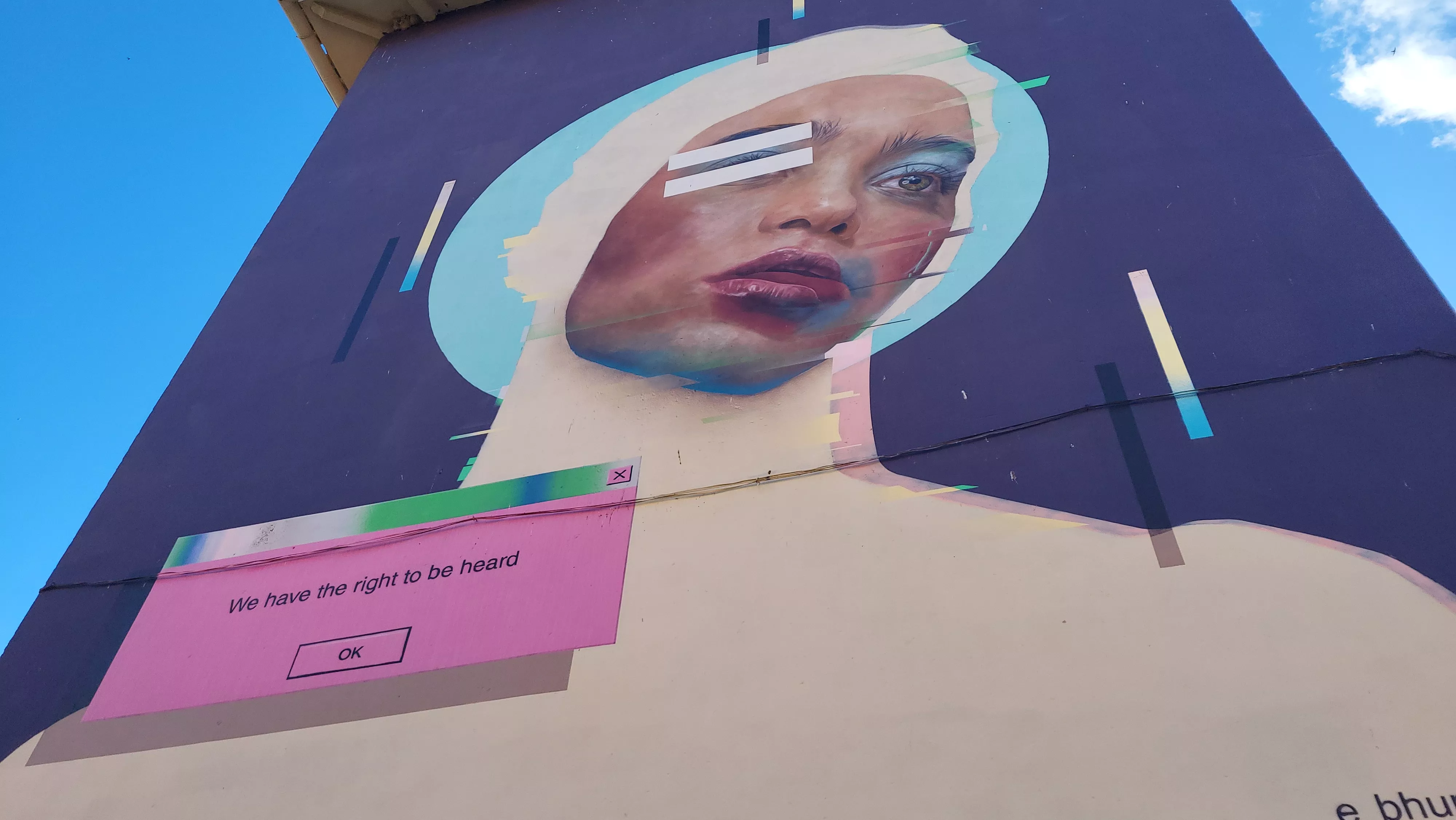 Visita a los murales del Perpetuo Socorro, que ha abierto la programación del Barriofest. Foto Mercedes Manterola