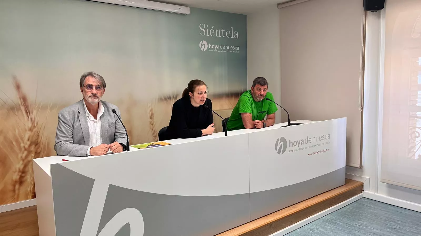  Enrique Mainé, Mónica Soler y Pablo Vallés han presentado la programación de Pueblos Contados.