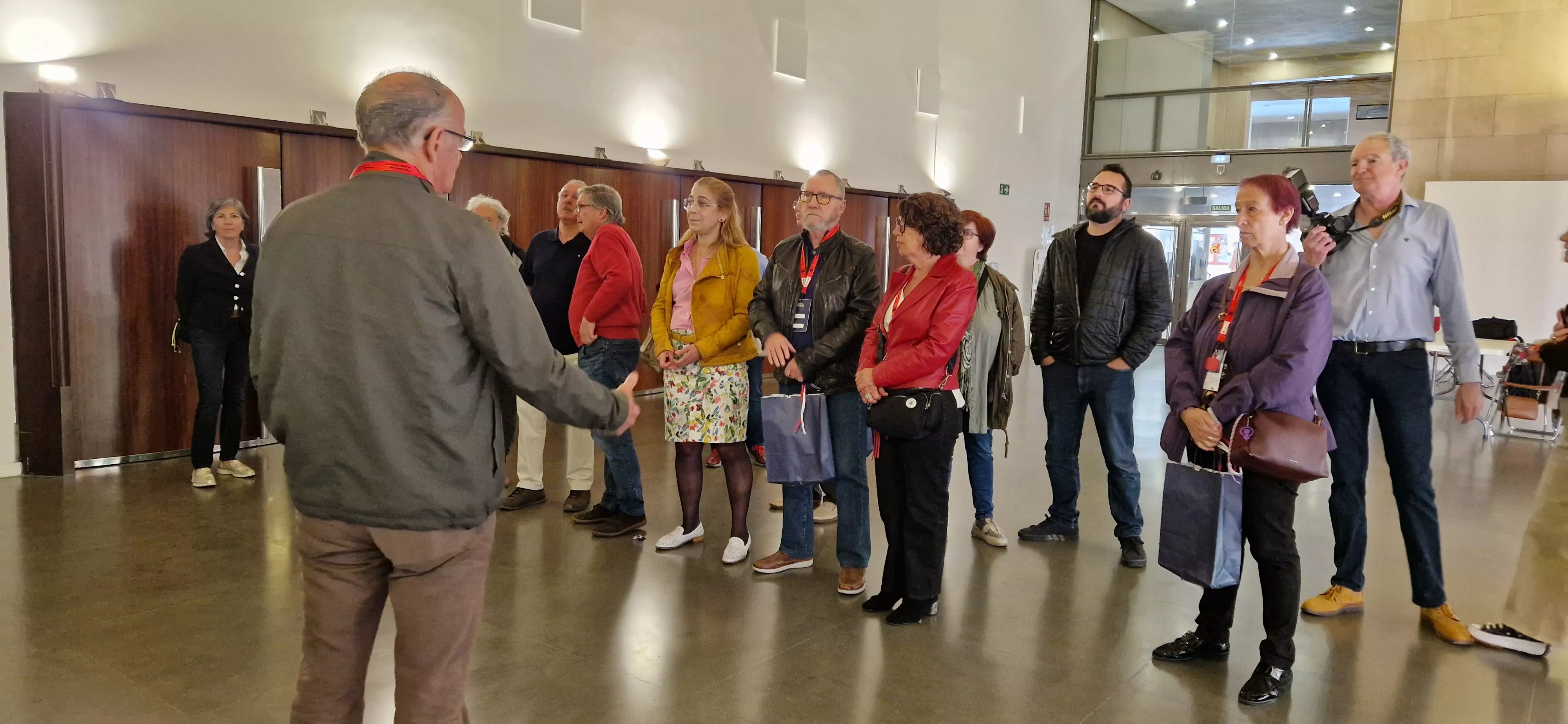 Inauguración de la exposición "Siete principios, siete miradas pictóricas". Foto Myriam Martínez