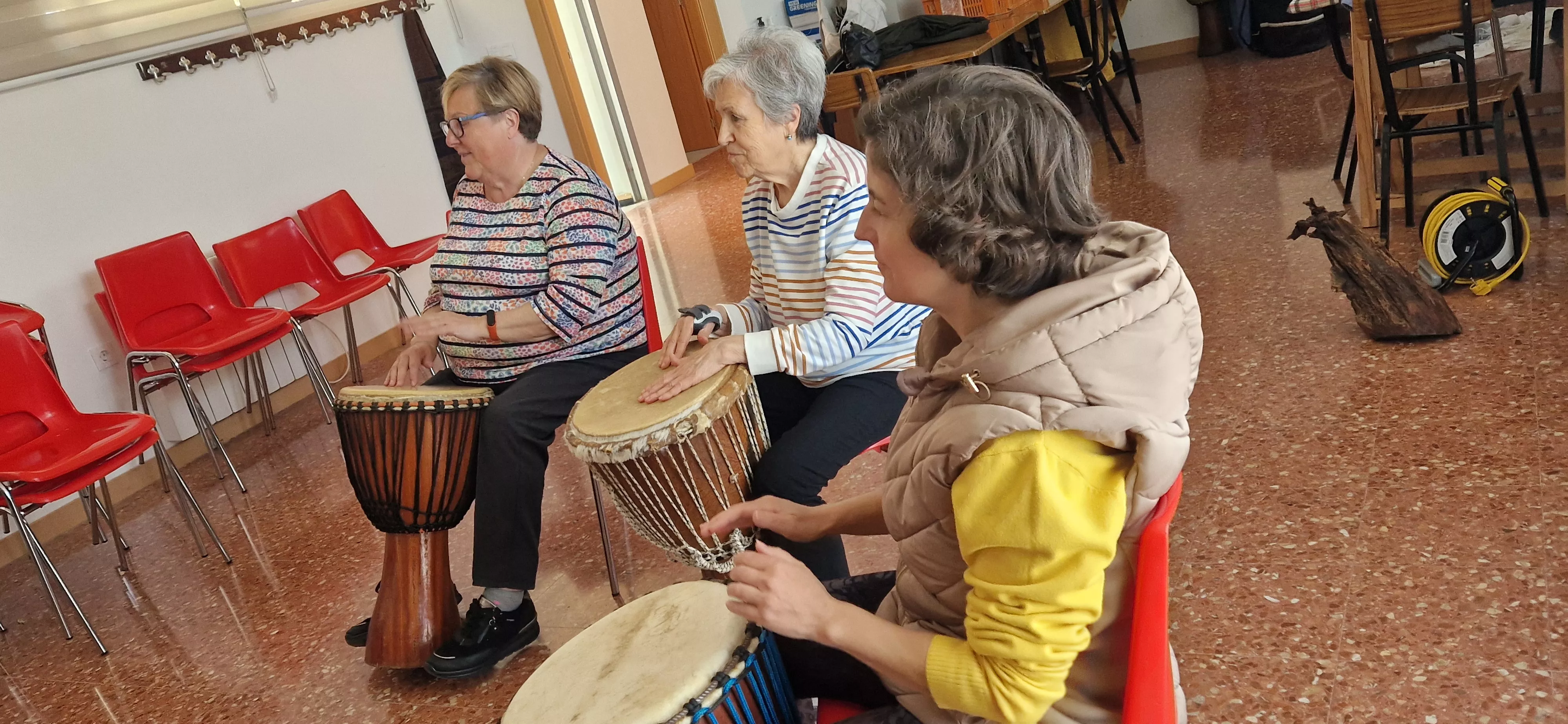 Taller de percusión. Foto Myriam Martínez 