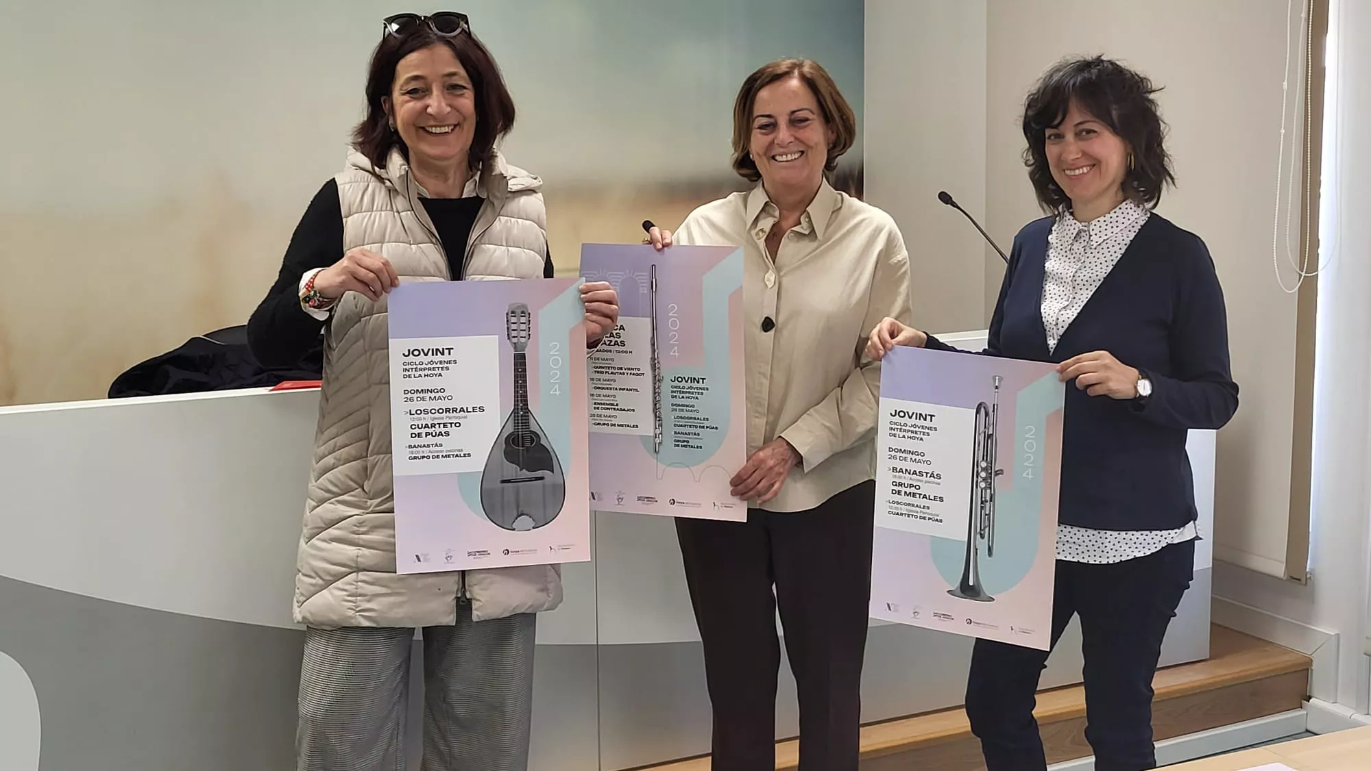 Susana Magán, Teruca Moreno y Edith Artal han presentado Música en las Plazas y Jovint