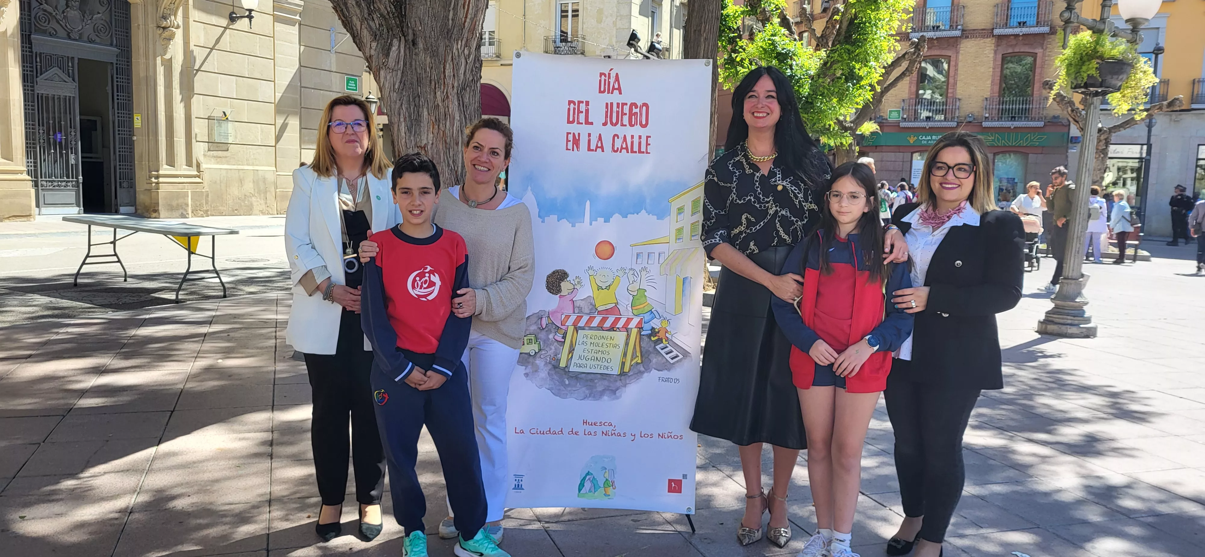 Celebración en Huesca del Día del Juego en la Calle. Foto Mercedes Manterola