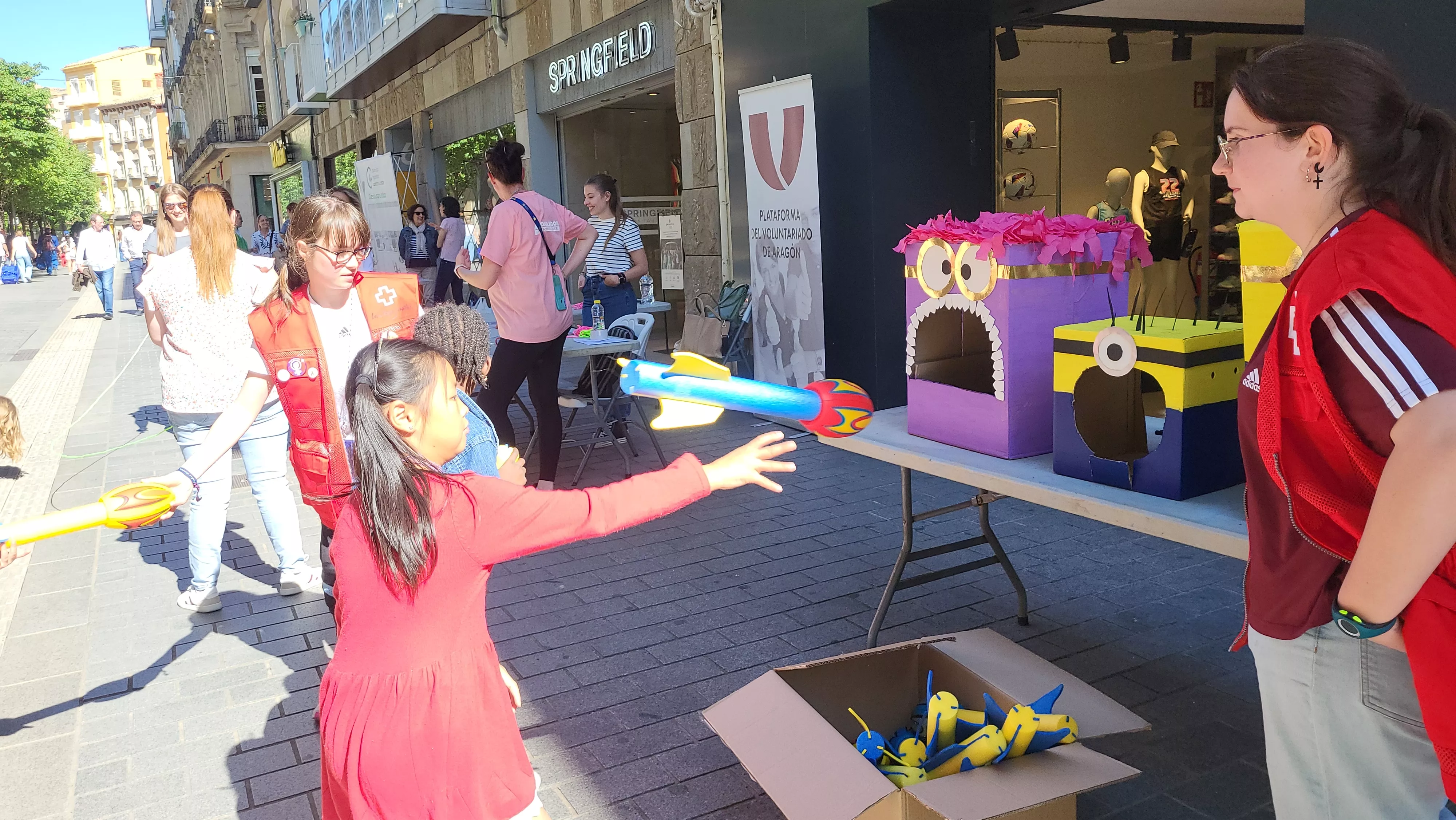 Celebración en Huesca del Día del Juego en la Calle. Foto Mercedes Manterola