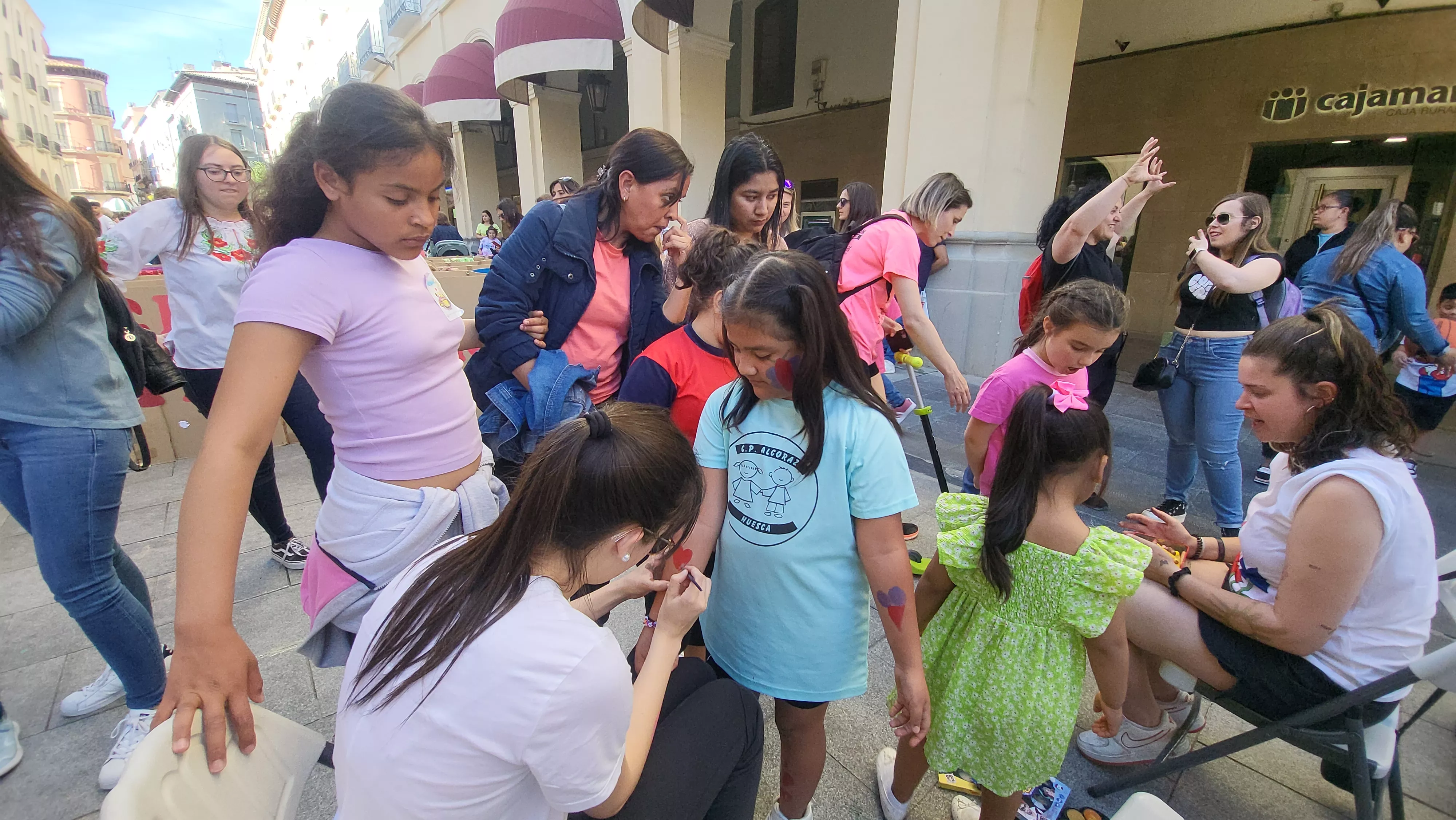 Celebración en Huesca del Día del Juego en la Calle. Foto Mercedes Manterola
