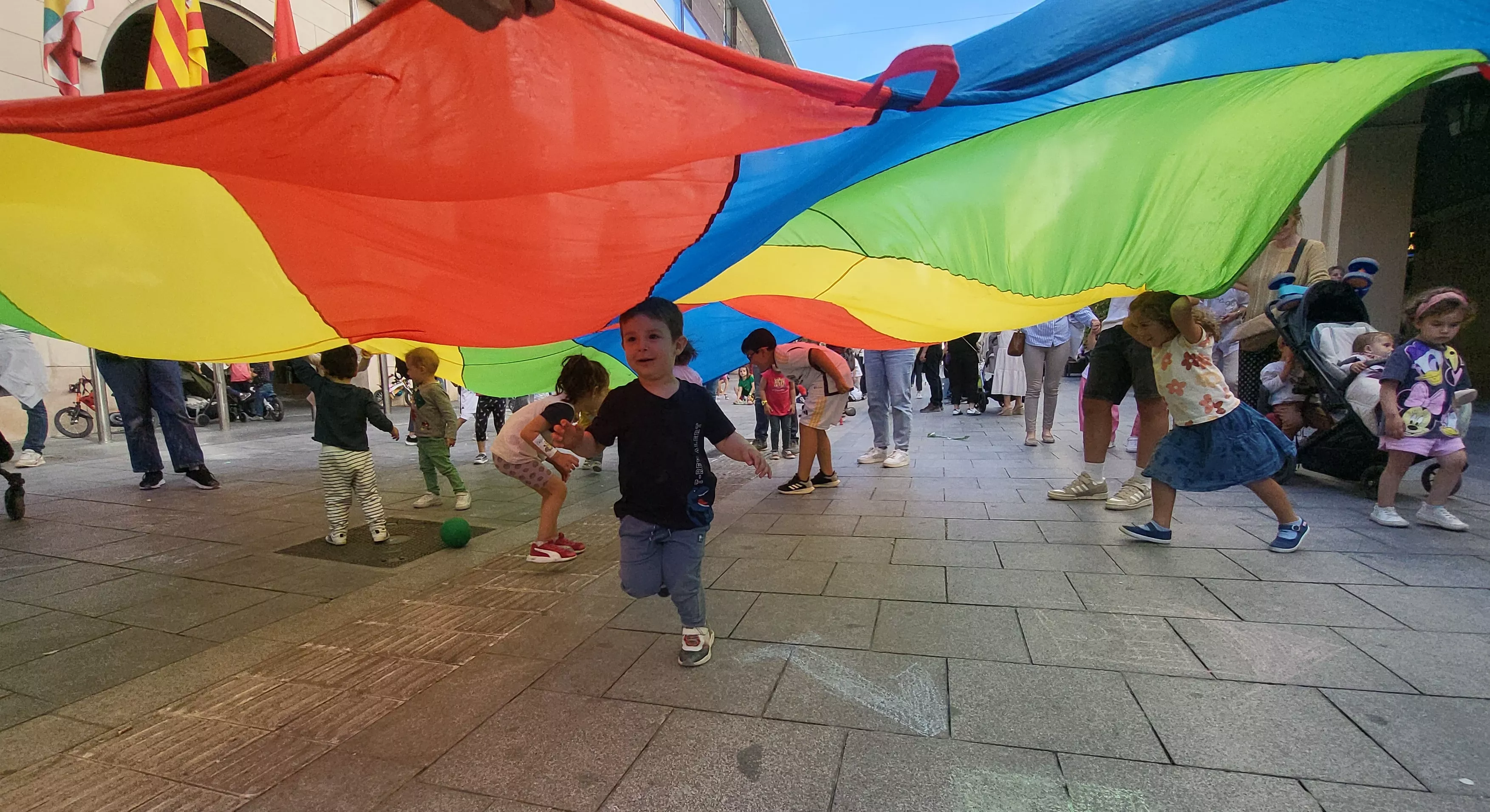 Celebración en Huesca del Día del Juego en la Calle. Foto Mercedes Manterola