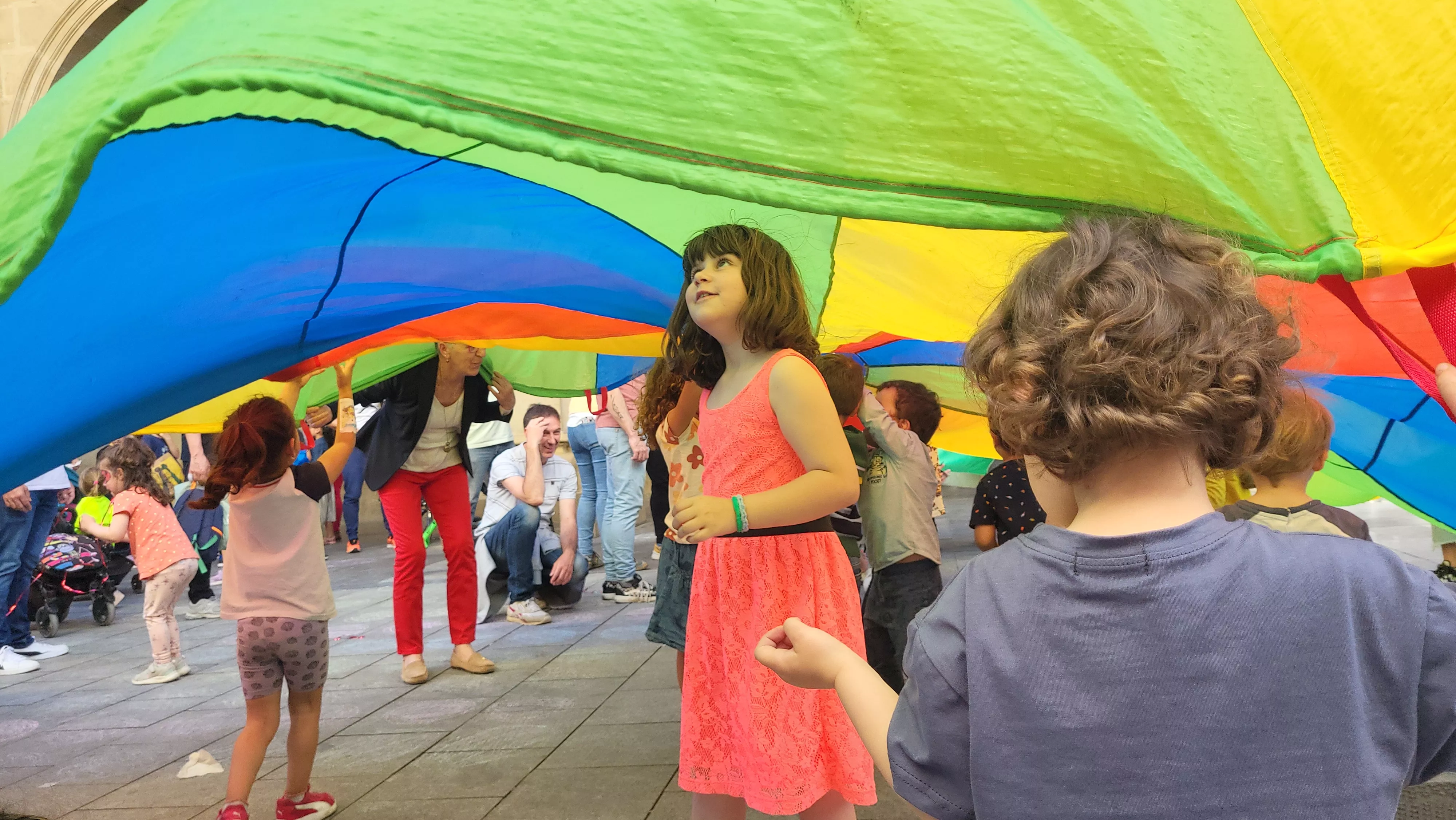 Celebración en Huesca del Día del Juego en la Calle. Foto Mercedes Manterola