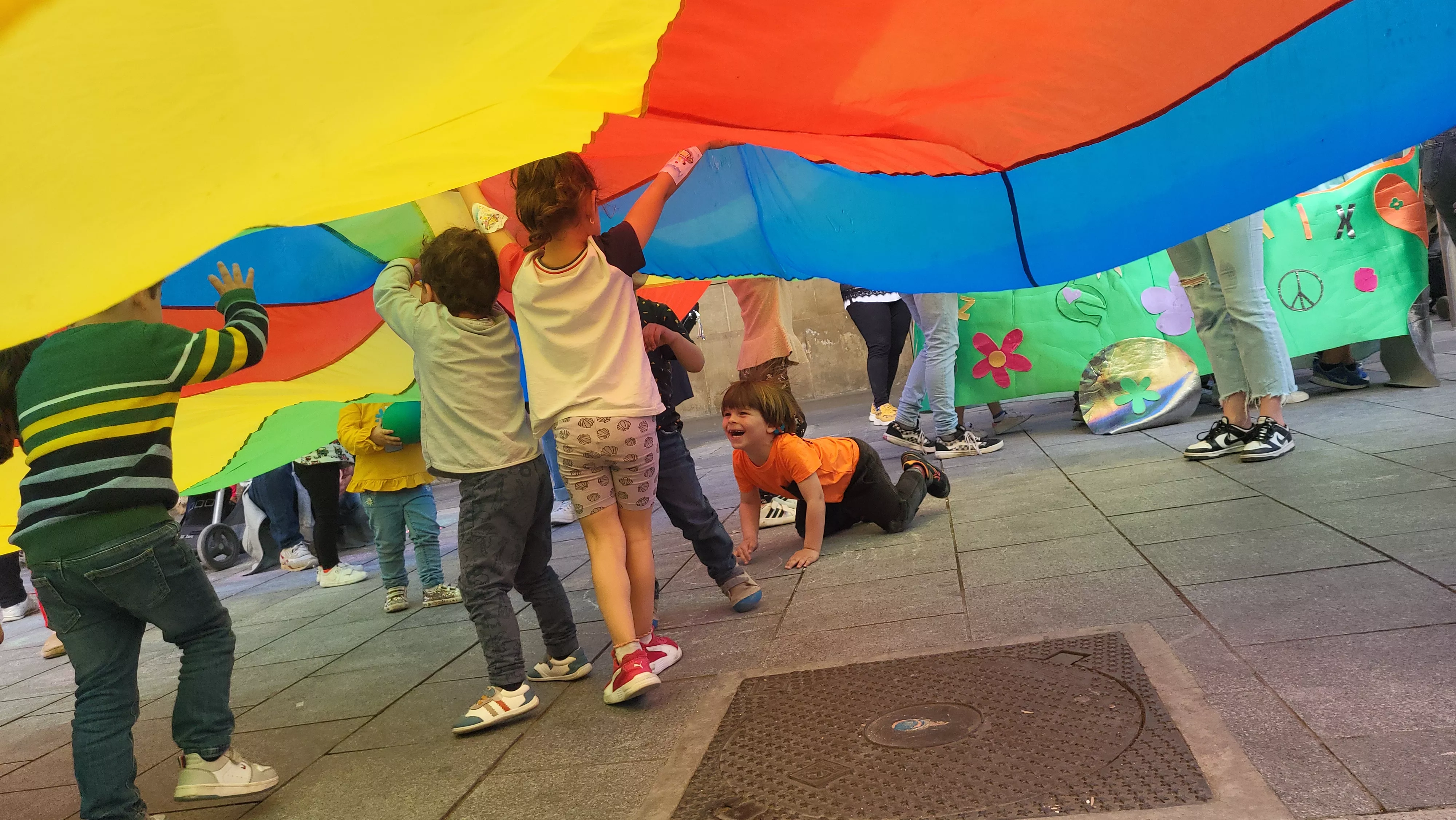 Celebración en Huesca del Día del Juego en la Calle. Foto Mercedes Manterola
