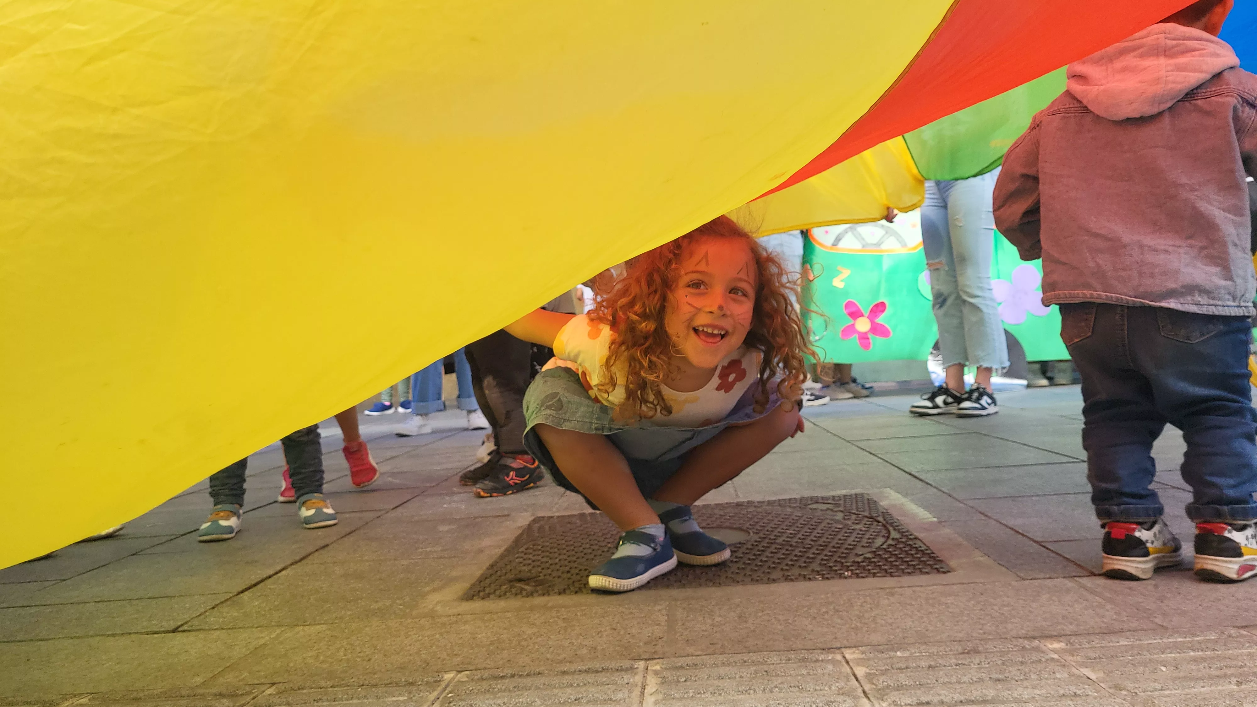 Celebración en Huesca del Día del Juego en la Calle. Foto Mercedes Manterola