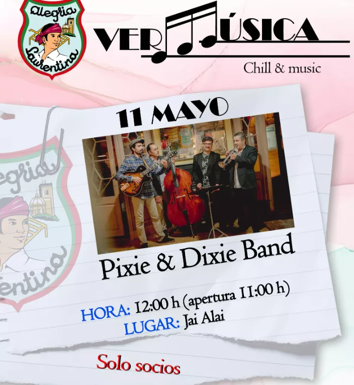 Cartel que anuncia el concierto en el Jai Alai que ha quedado suspendido.