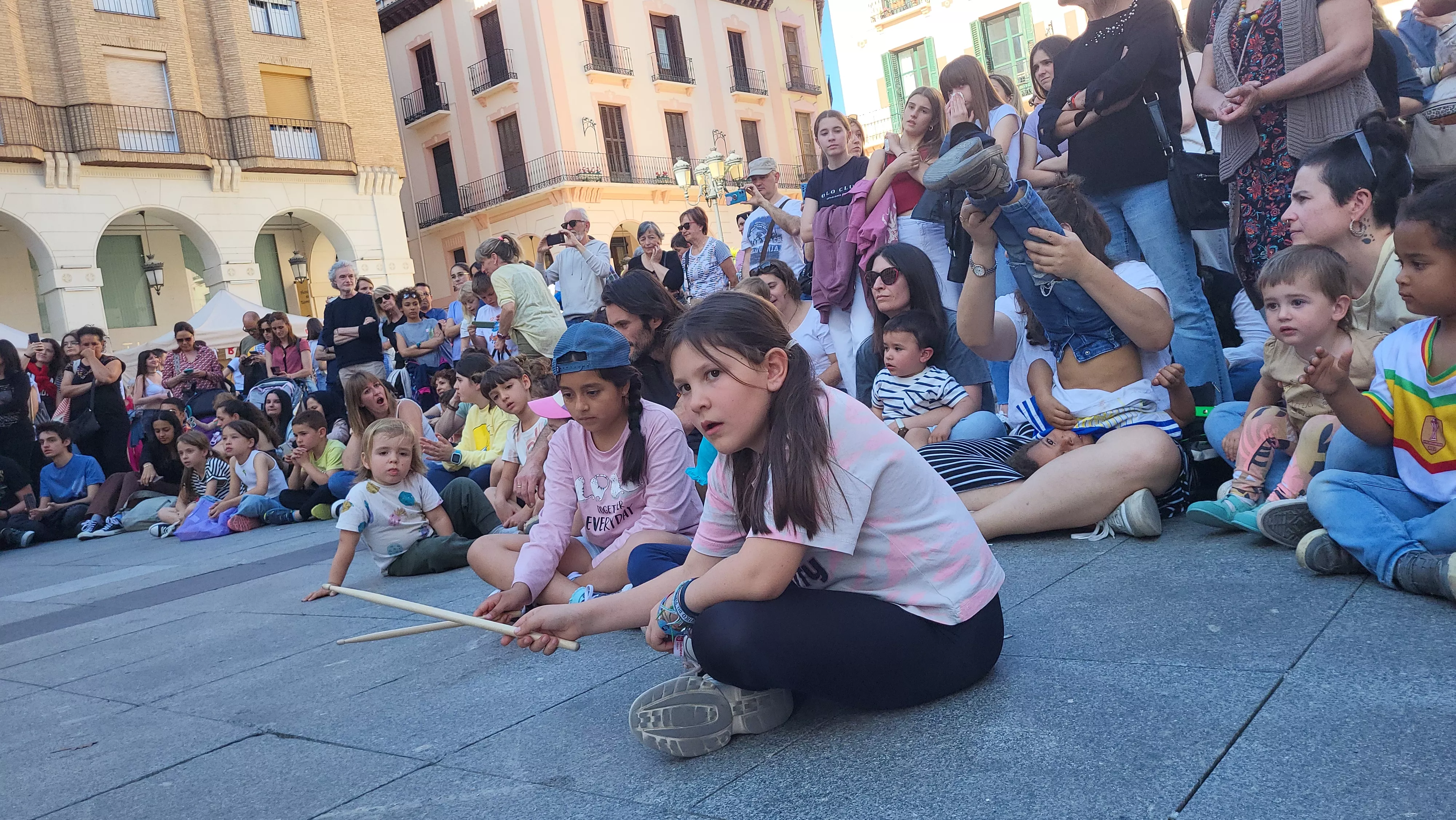  Festival de Moda Re- en la plaza López Allué de Huesca. Foto Mercedes Manterola