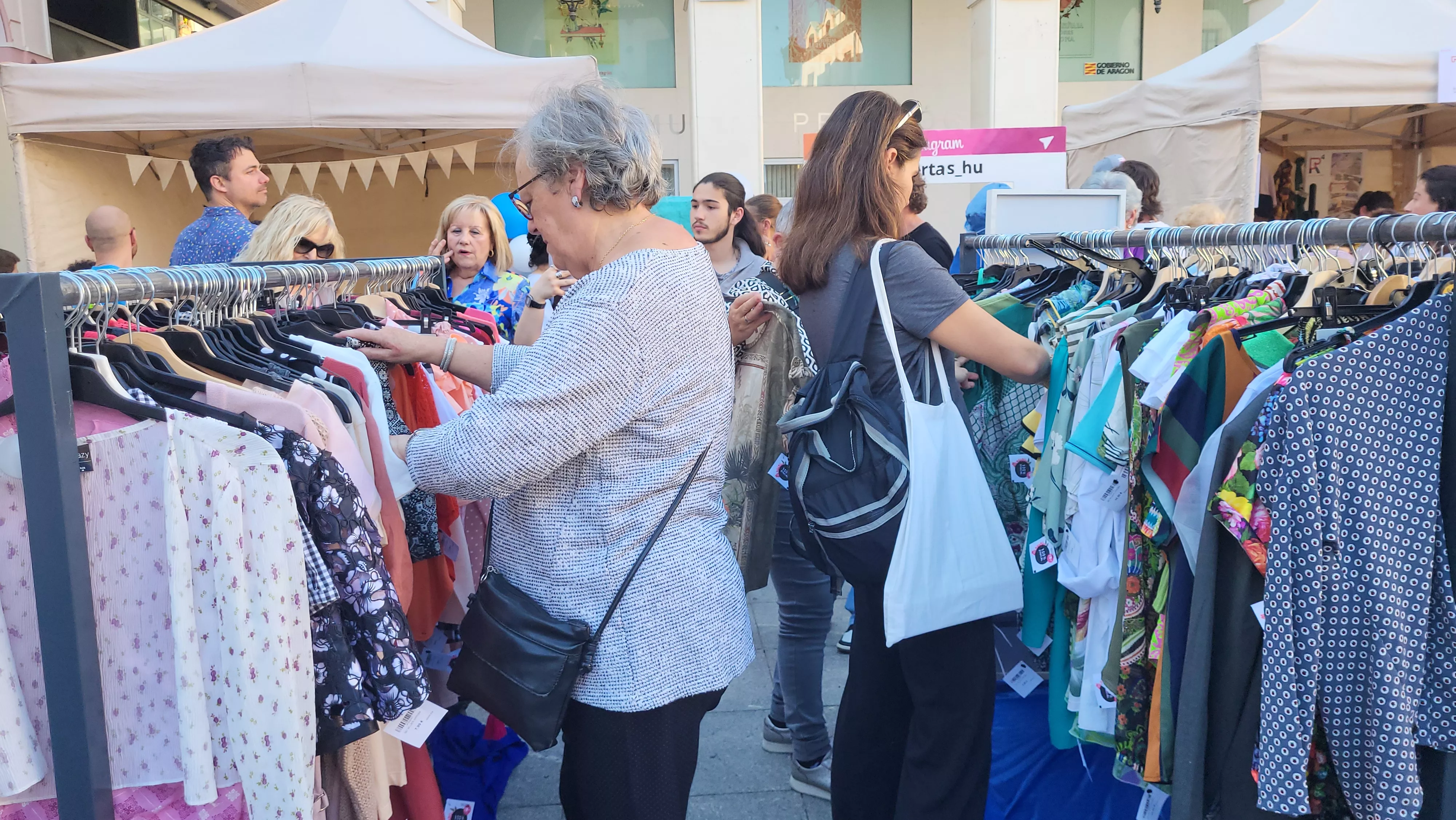  Festival de Moda Re- en la plaza López Allué de Huesca. Foto Mercedes Manterola