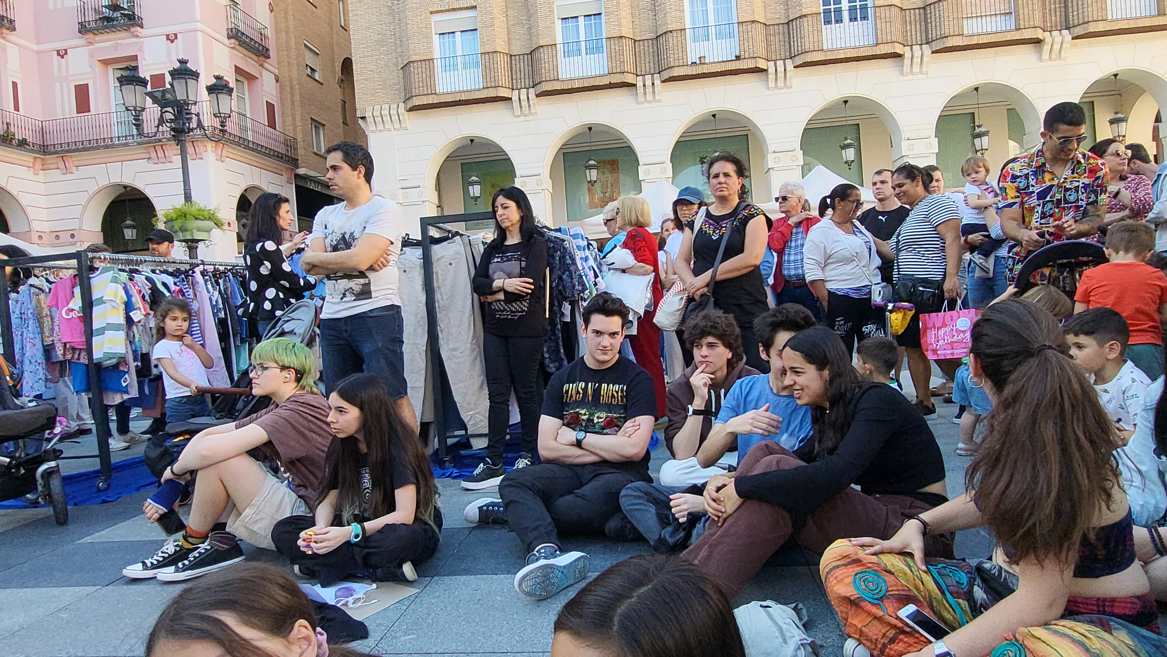  Festival de Moda Re- en la plaza López Allué de Huesca. Foto Mercedes Manterola