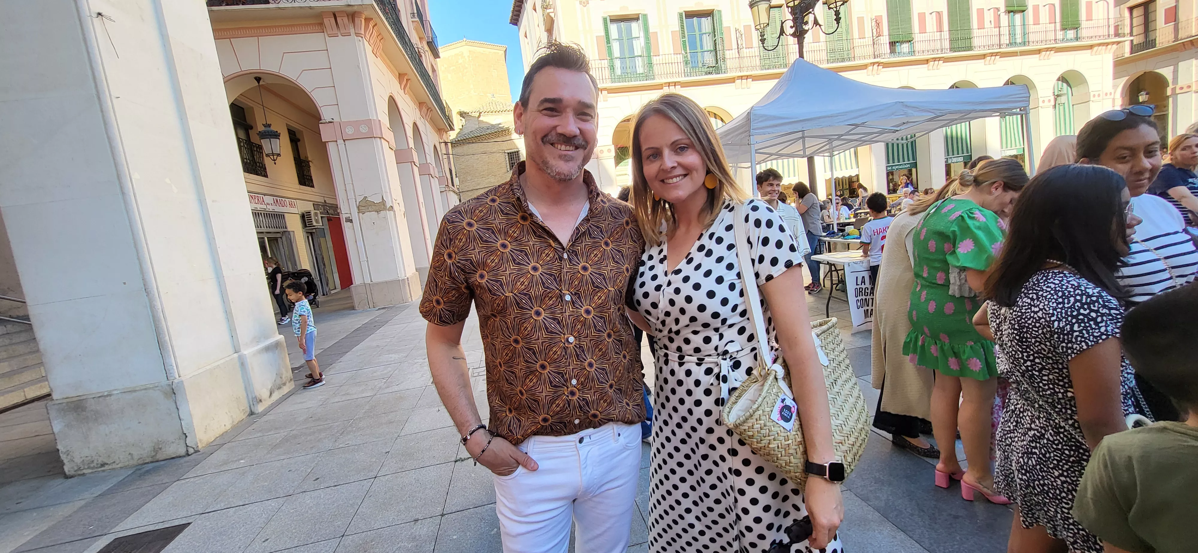  Festival de Moda Re- en la plaza López Allué de Huesca. Foto Mercedes Manterola